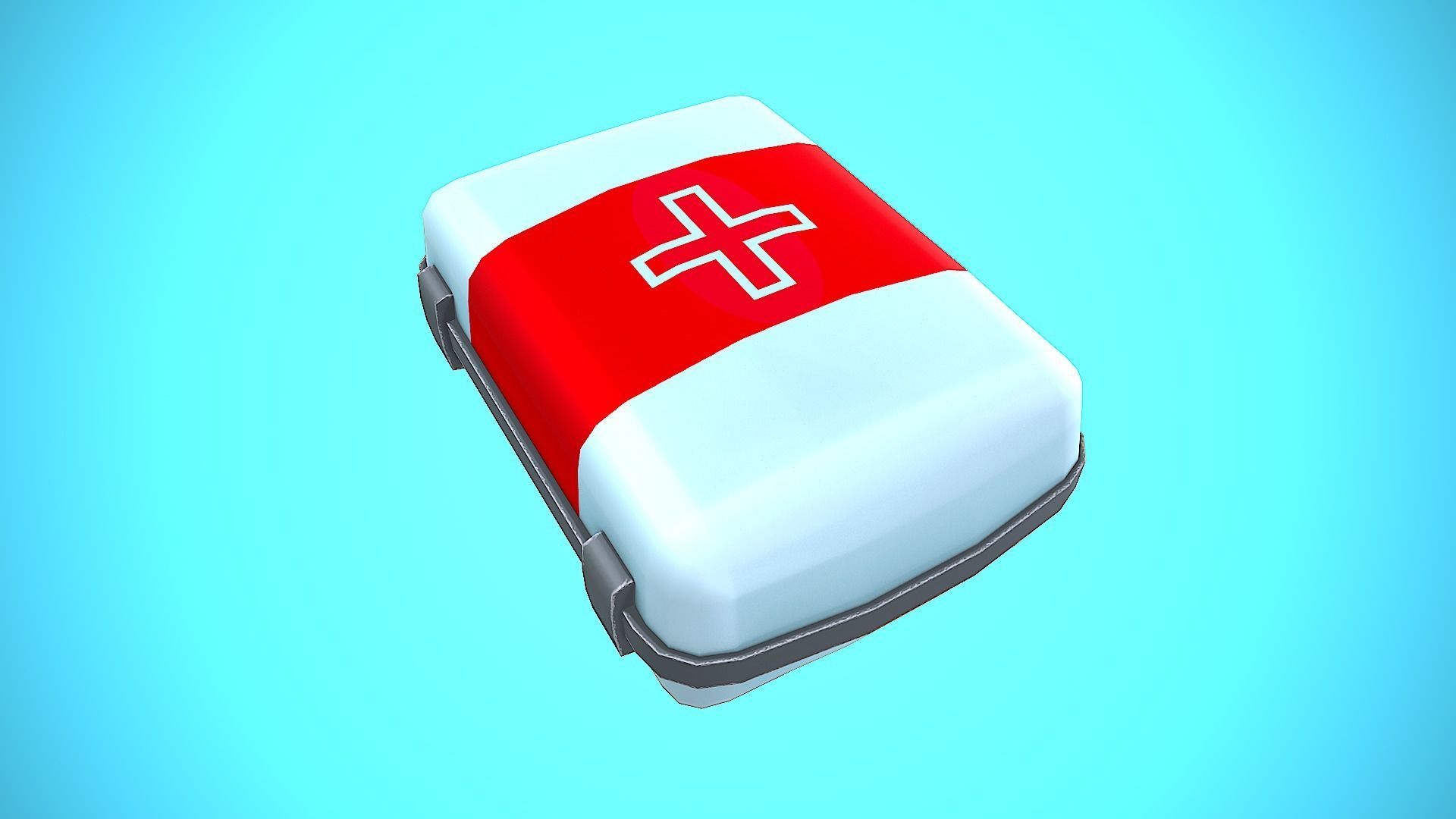 MEDKIT MEDICAL KIT CARTOON STYLIZED Low-poly 3D model_13