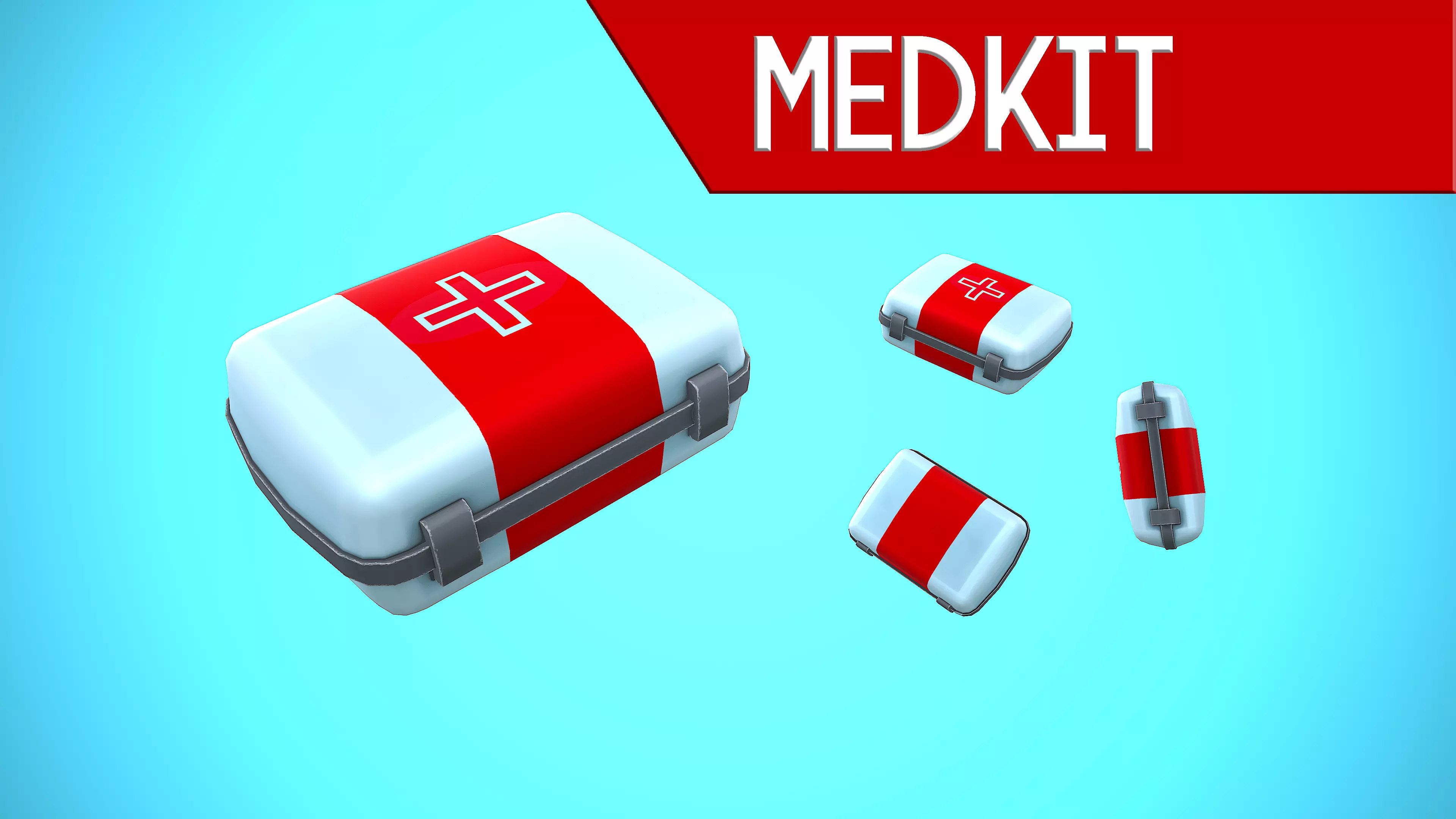 MEDKIT MEDICAL KIT CARTOON STYLIZED Low-poly 3D model_0