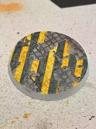HD Base Set 20 - Hazard Concrete 3D print model