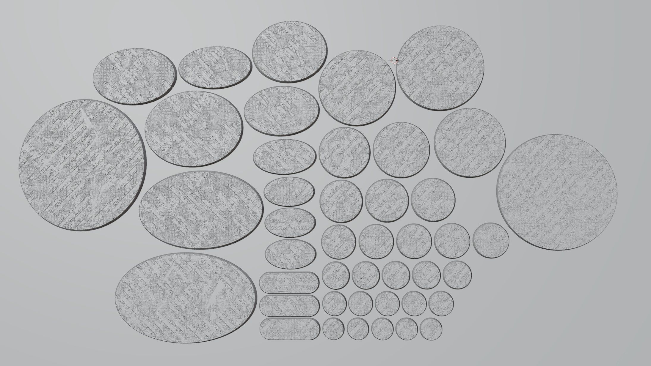 HD Base Set 20 - Hazard Concrete 3D print model_3