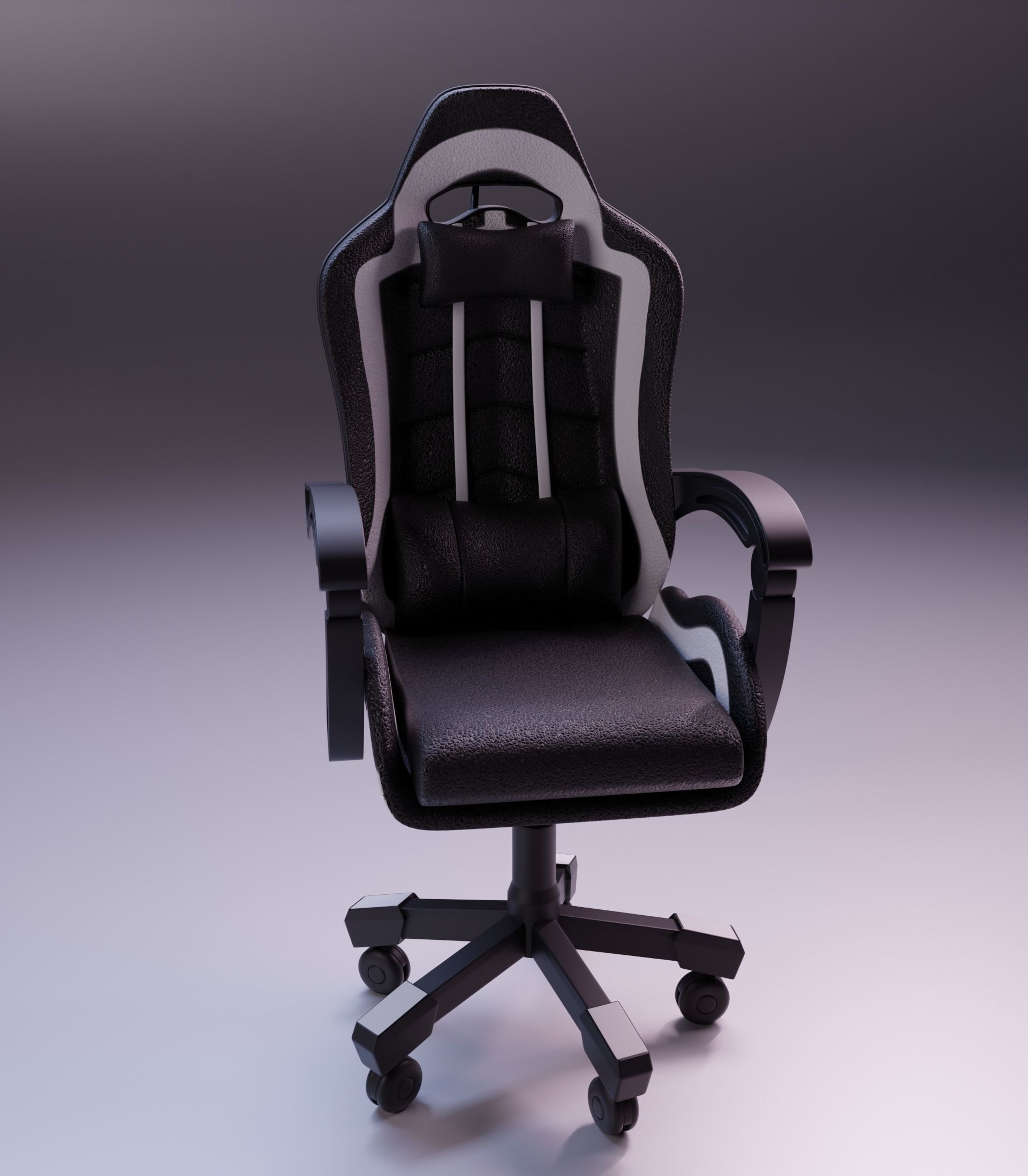 Gaming Chair 3D model_1