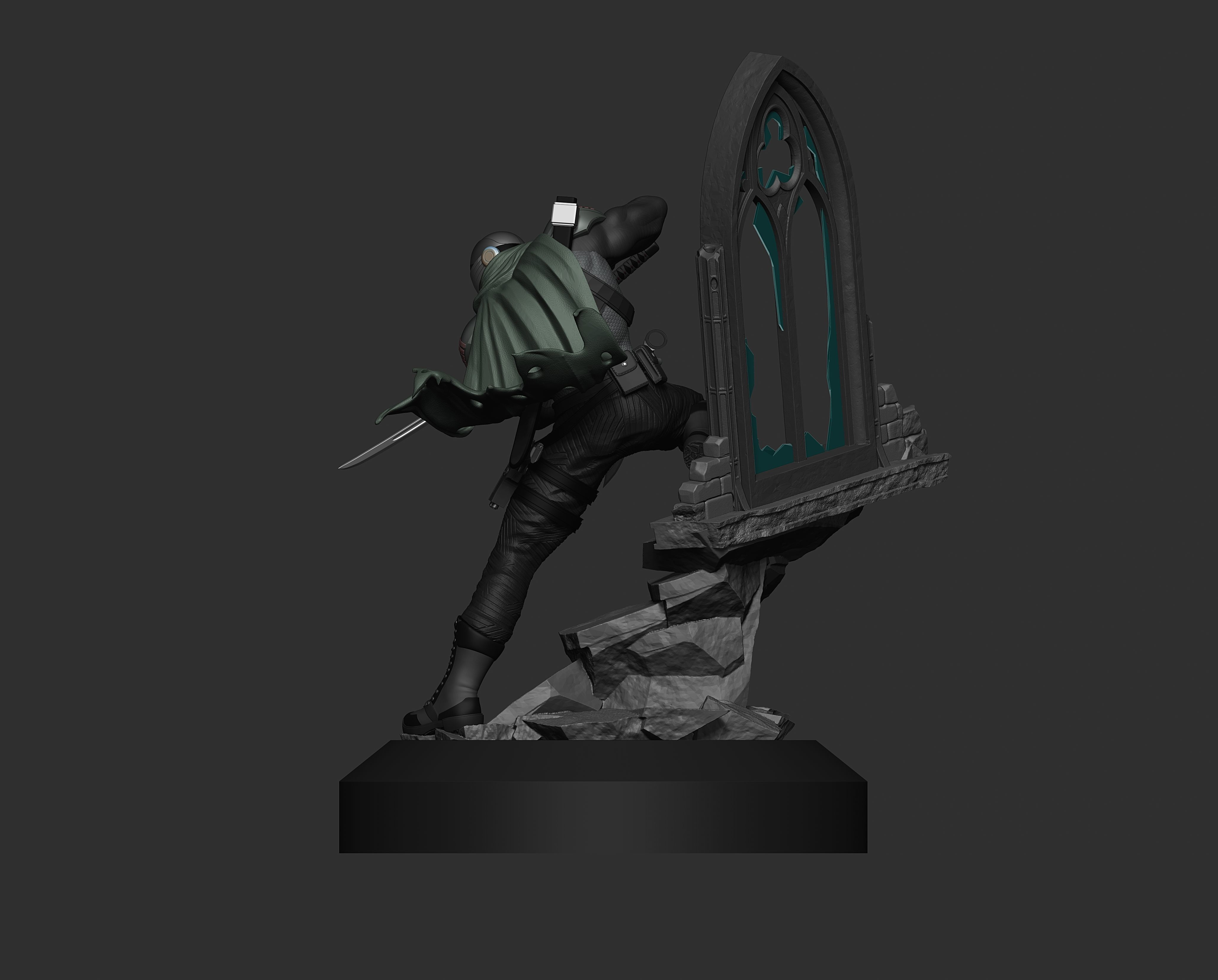 GI Joe Snake Eyes STL 3d printing collectibles 3D print model_7