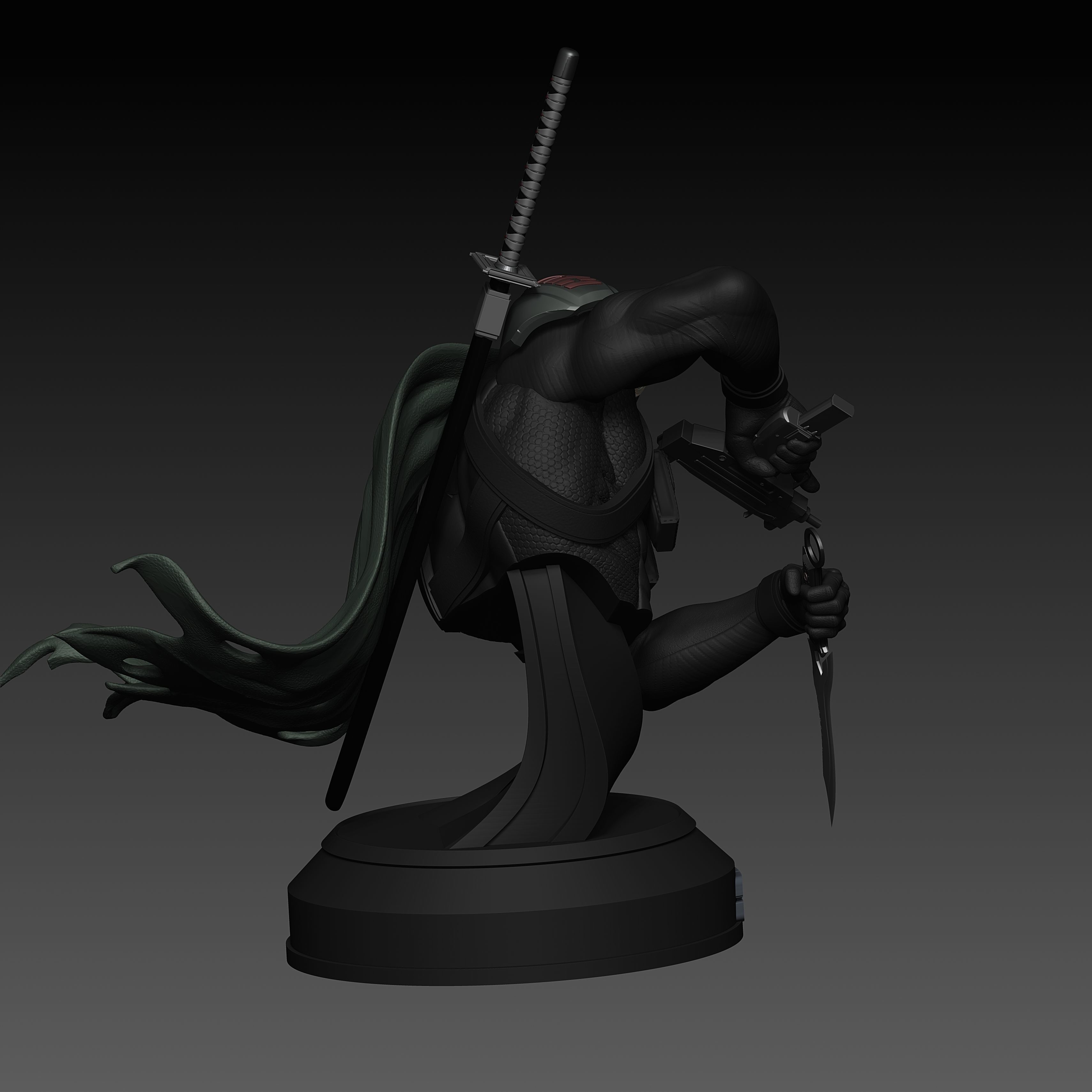 GI Joe Snake Eyes STL 3d printing collectibles 3D print model_2