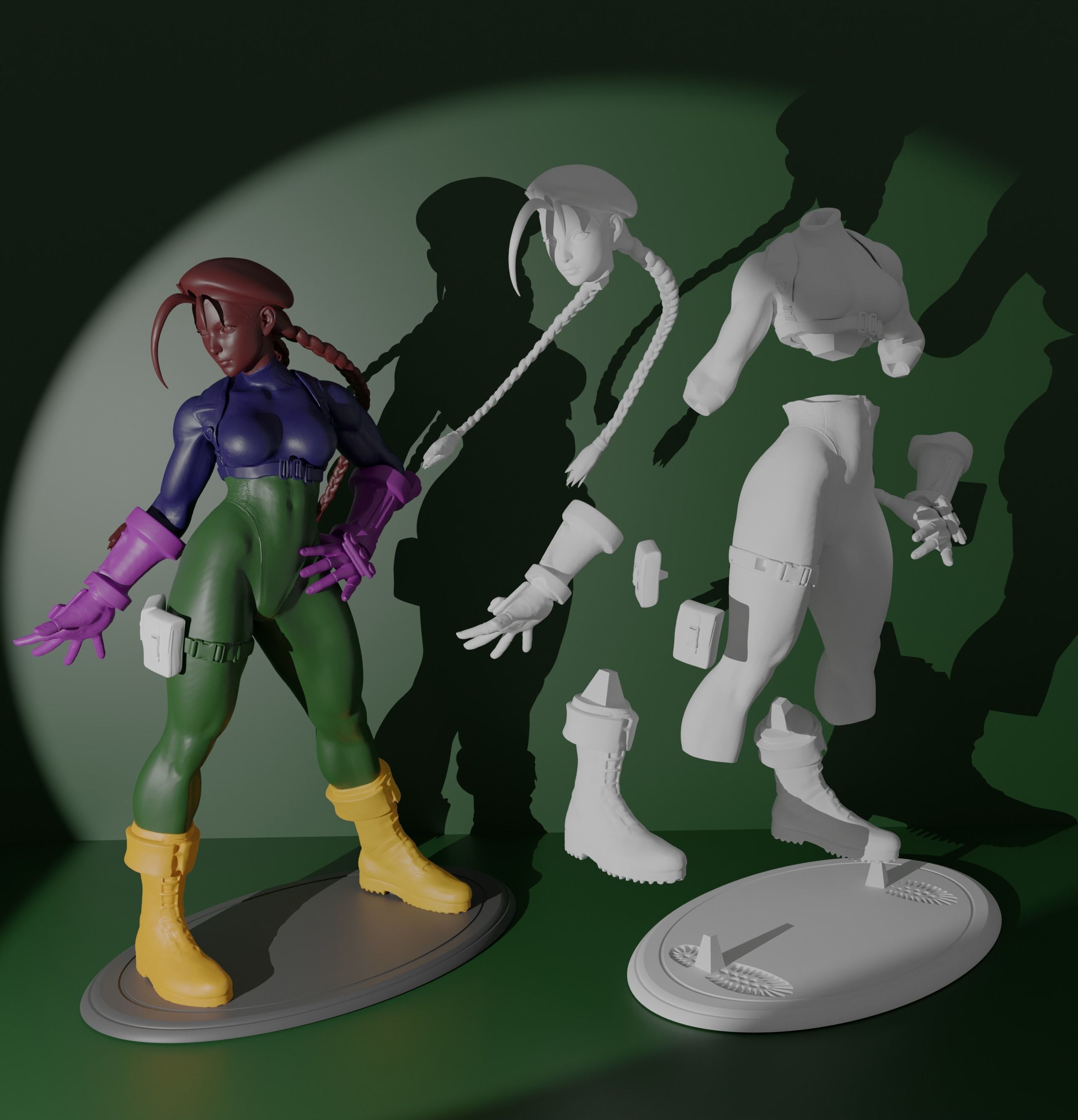 Cammy White 3D print model_12