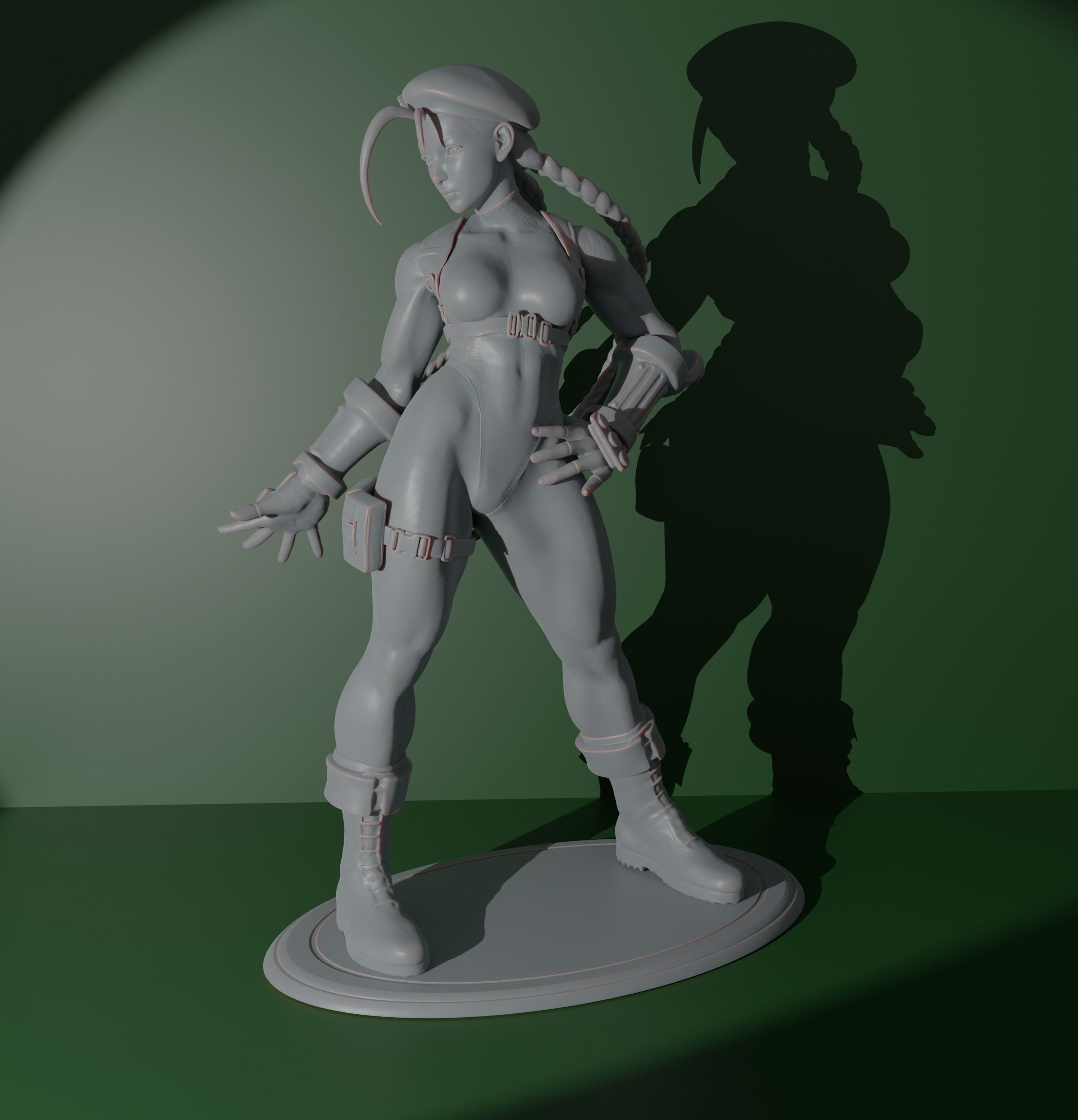 Cammy White 3D print model_3