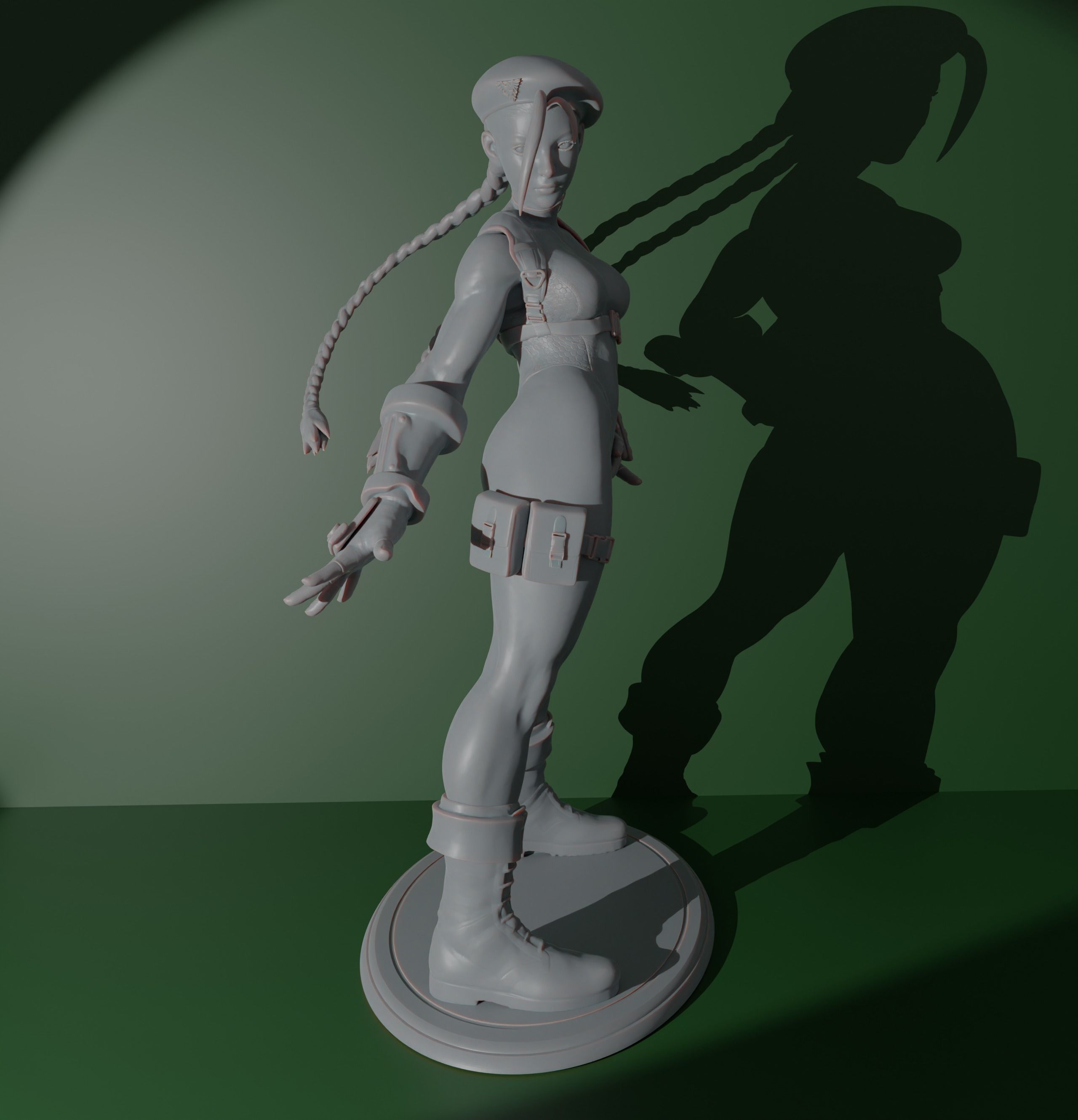 Cammy White 3D print model_1