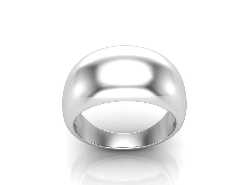 female ring 3D print model_3