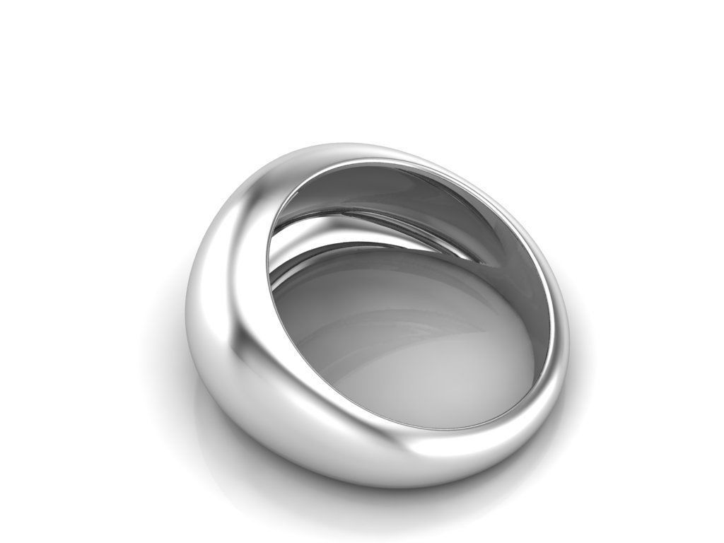 female ring 3D print model_4