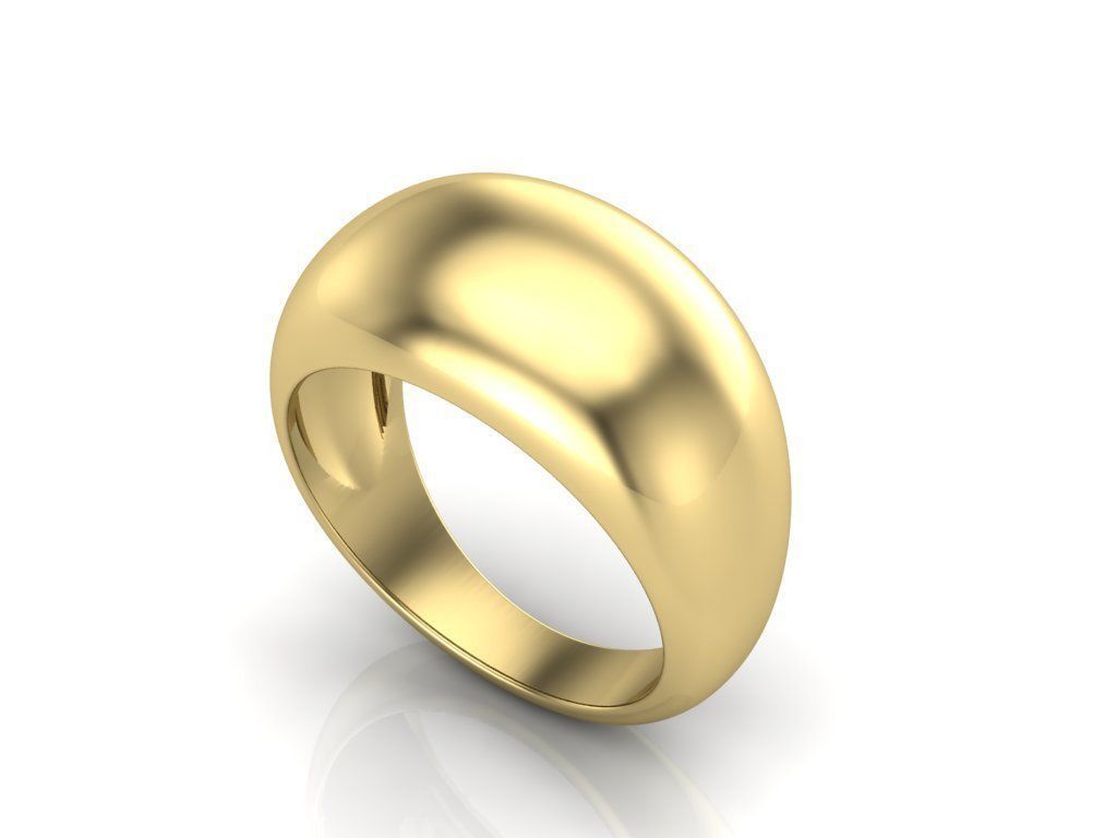 female ring 3D print model_2
