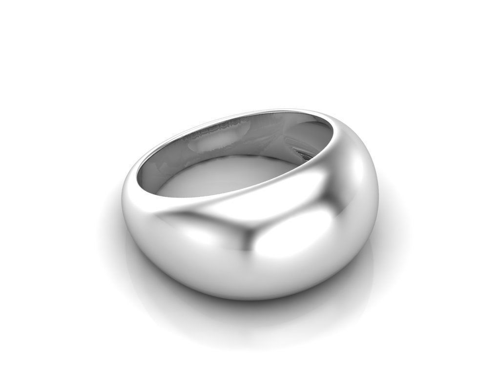 female ring 3D print model_1