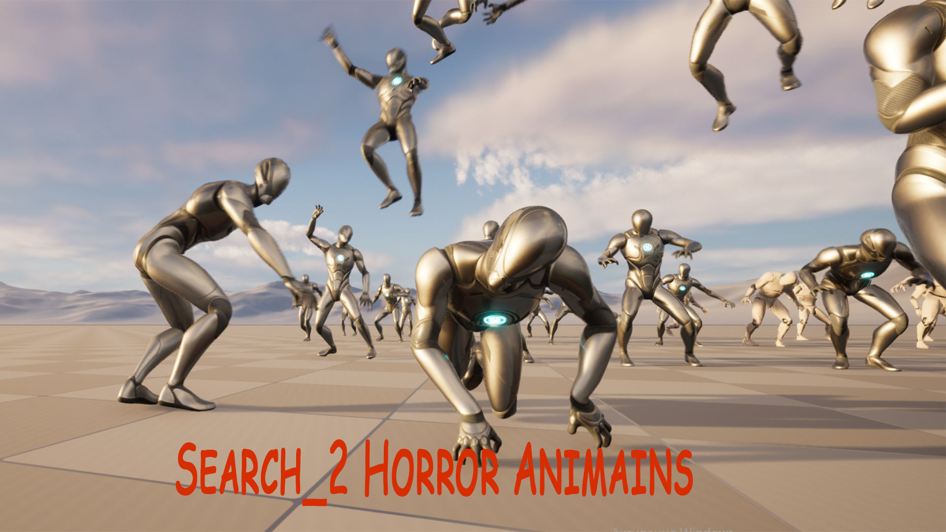 Mega Pack Horror Animations   7 packs Low-poly 3D model_31