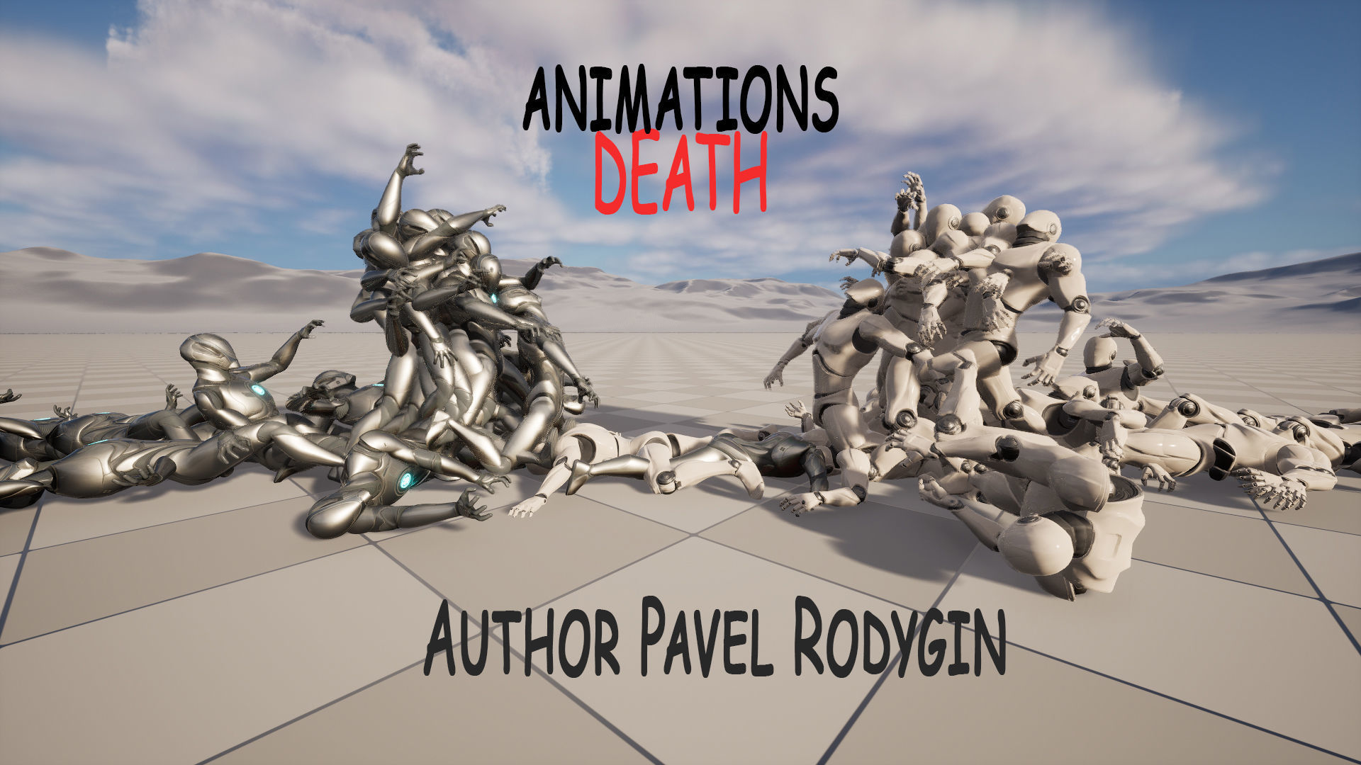 Mega Pack Horror Animations   7 packs Low-poly 3D model_12