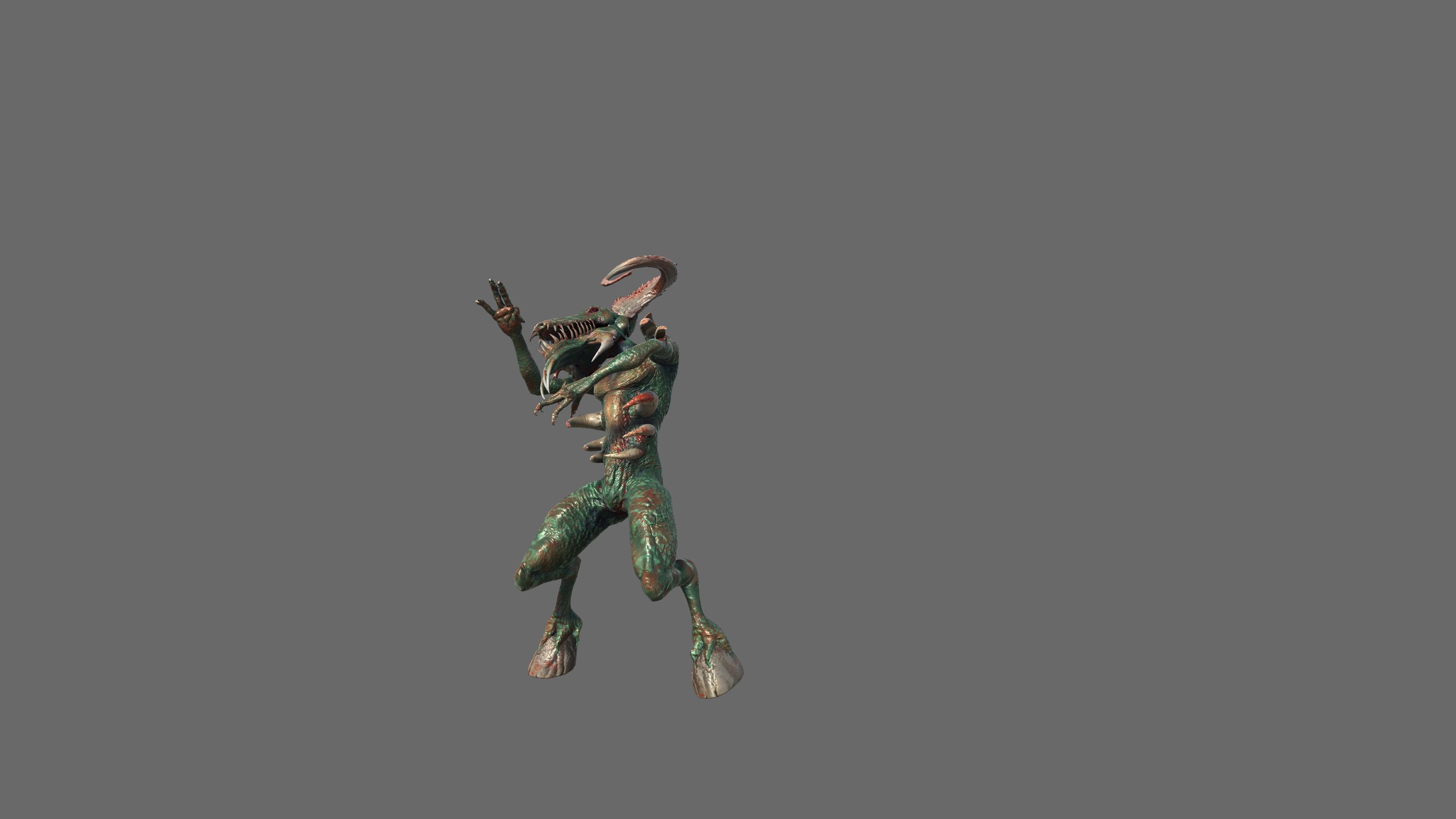 Mega Pack Horror Animations   7 packs Low-poly 3D model_88