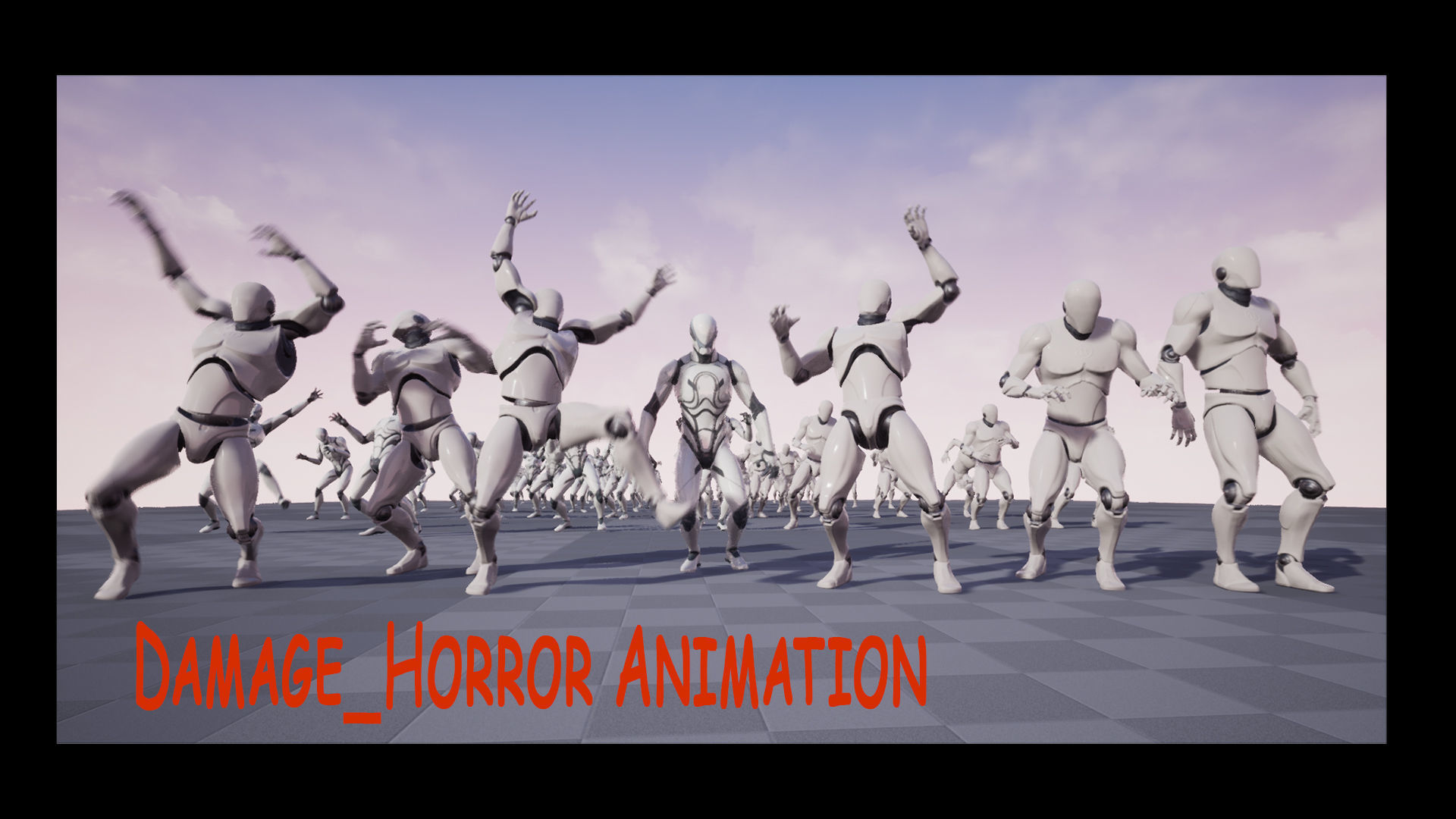 Mega Pack Horror Animations   7 packs Low-poly 3D model_25