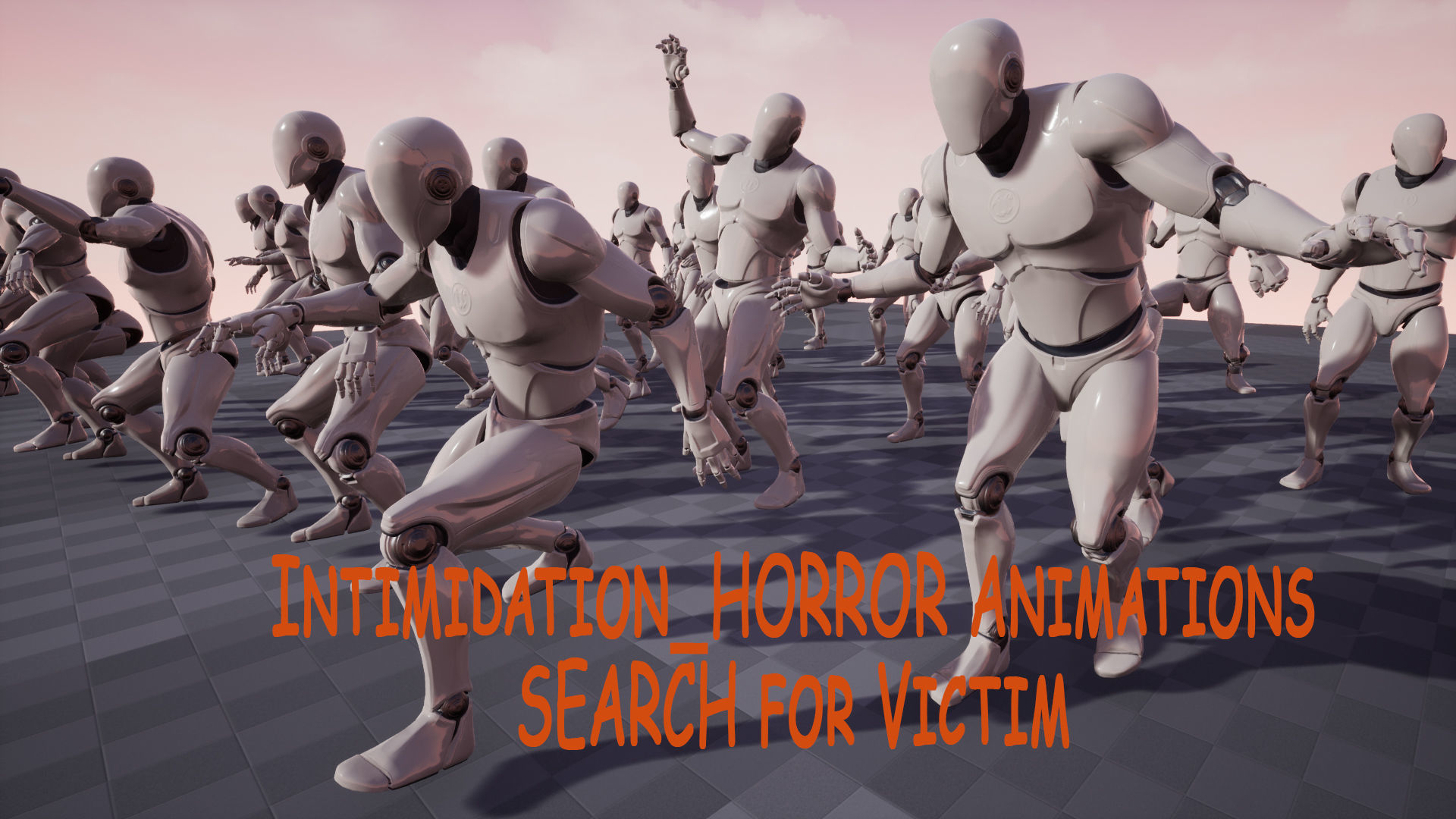 Mega Pack Horror Animations   7 packs Low-poly 3D model_23