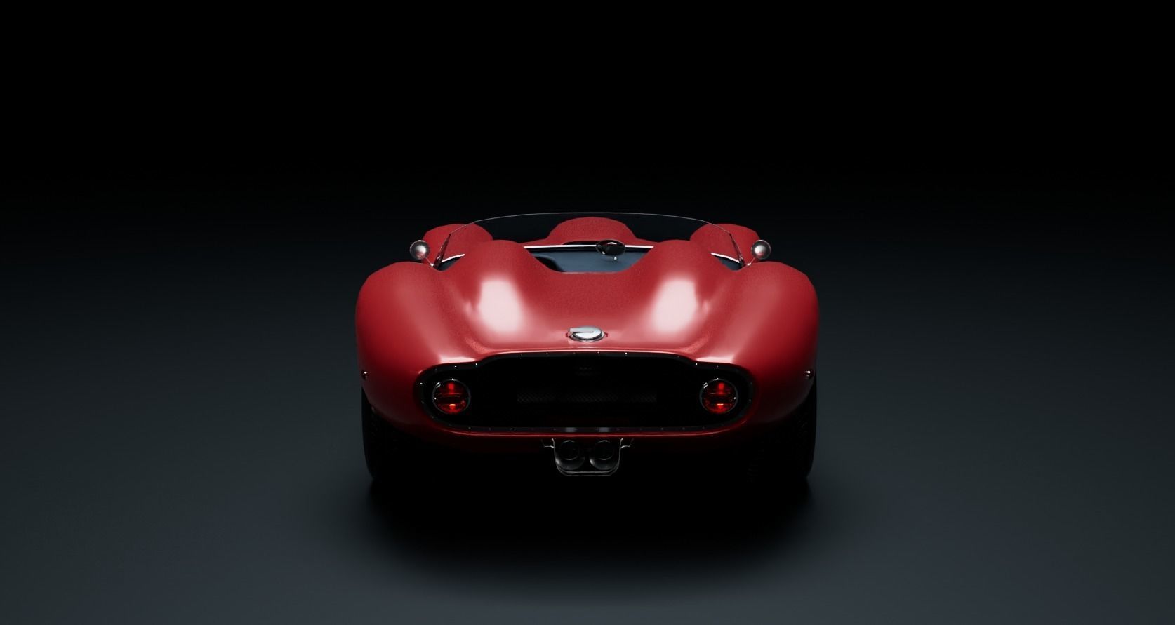 1950s classic speedster 3D model_6