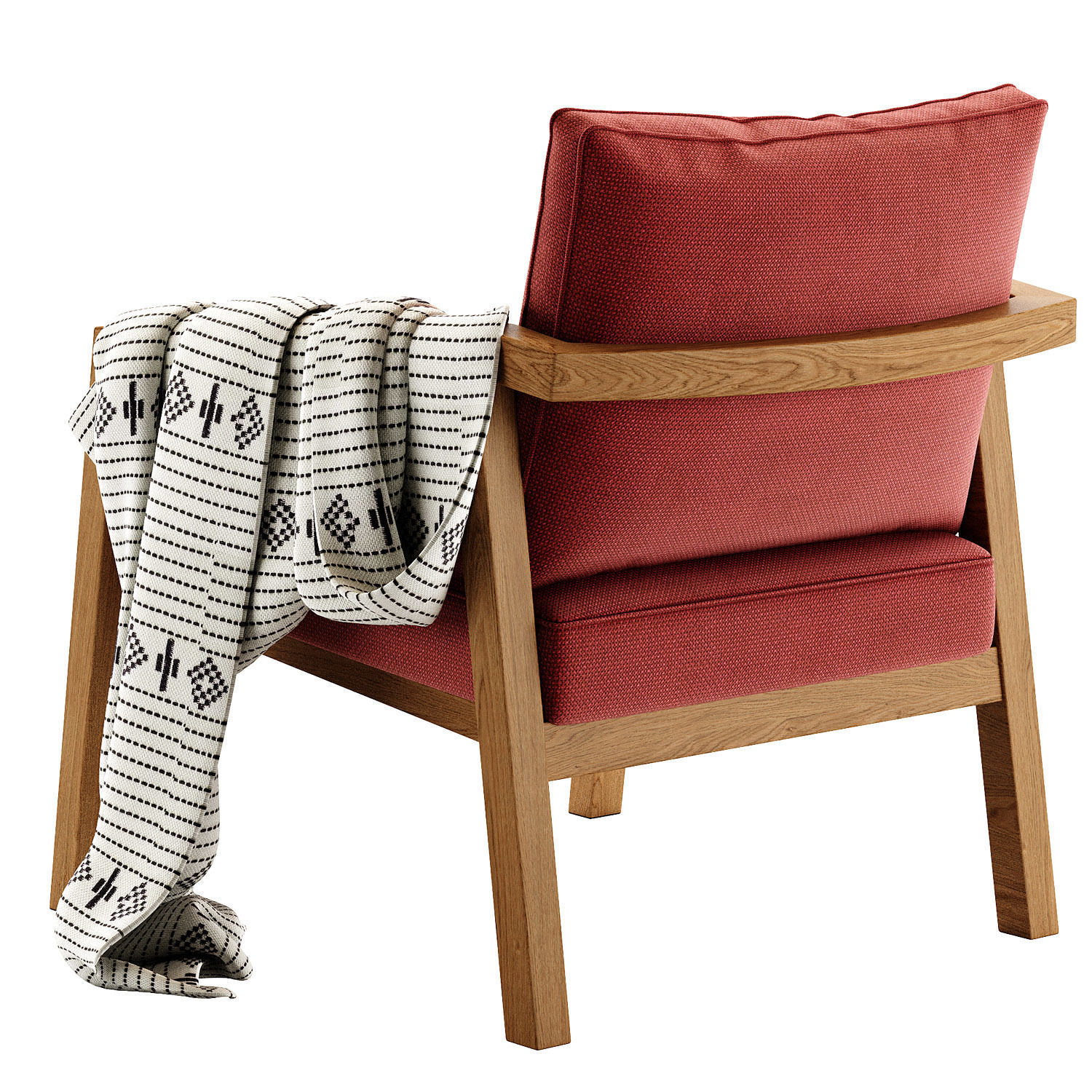 SVELTE T Easy Chair By PARLA 3D model_3