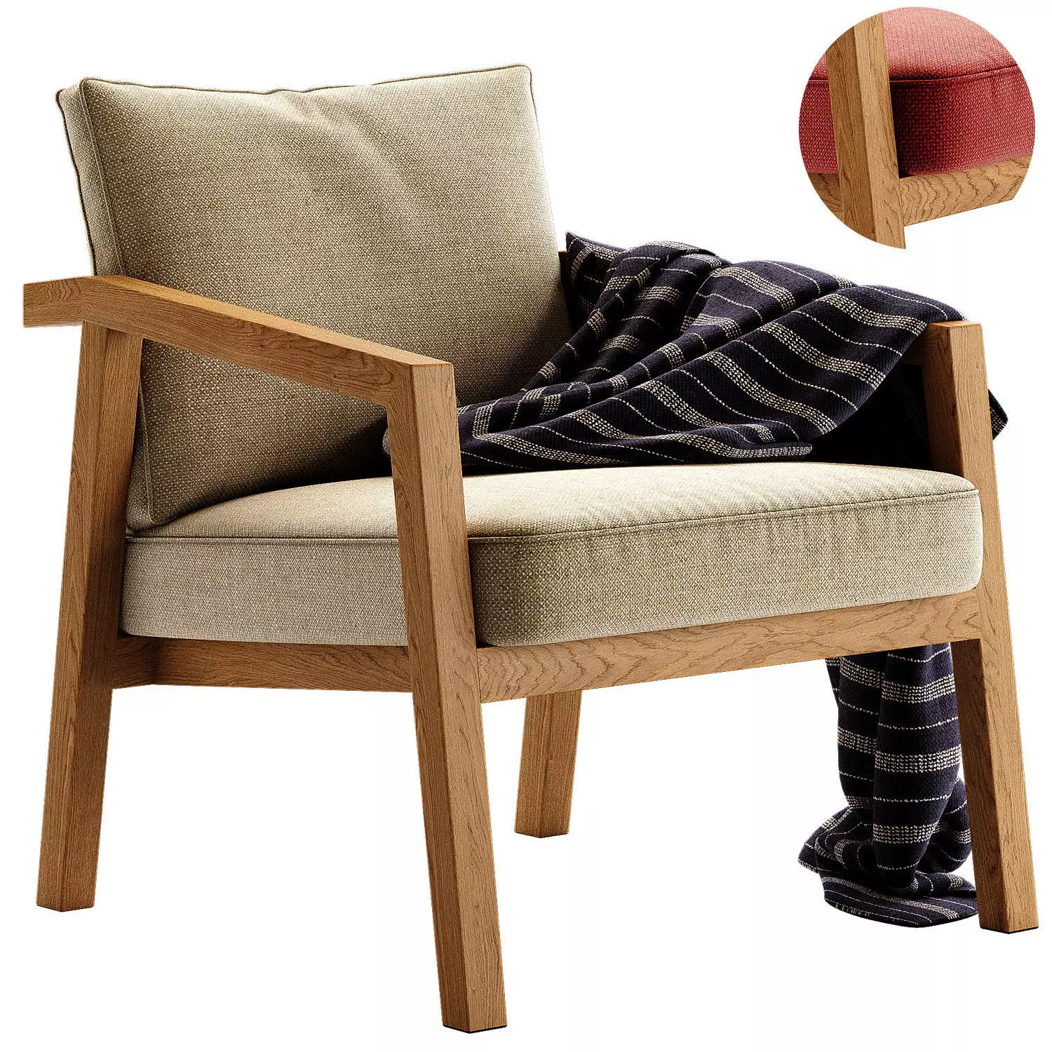 SVELTE T Easy Chair By PARLA 3D model_0