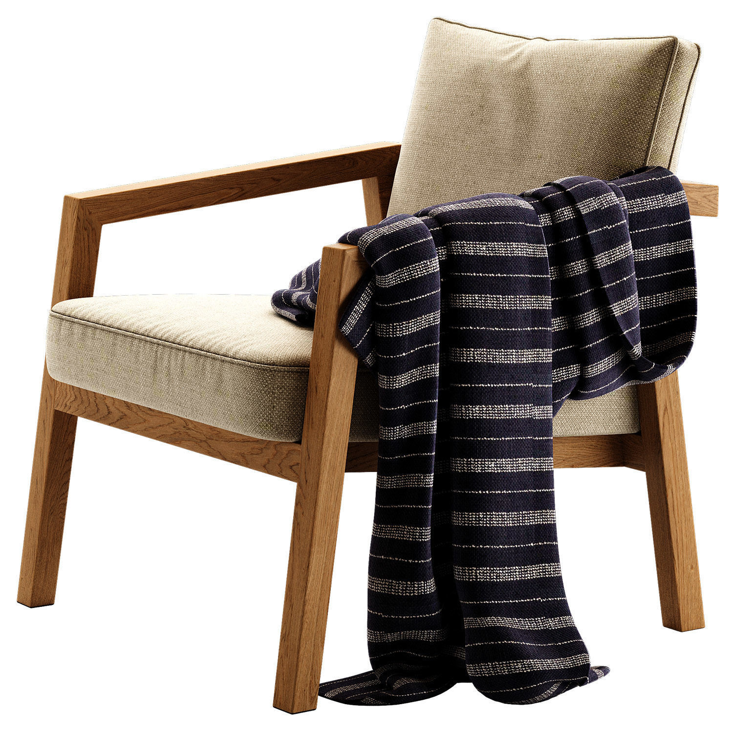 SVELTE T Easy Chair By PARLA 3D model_4