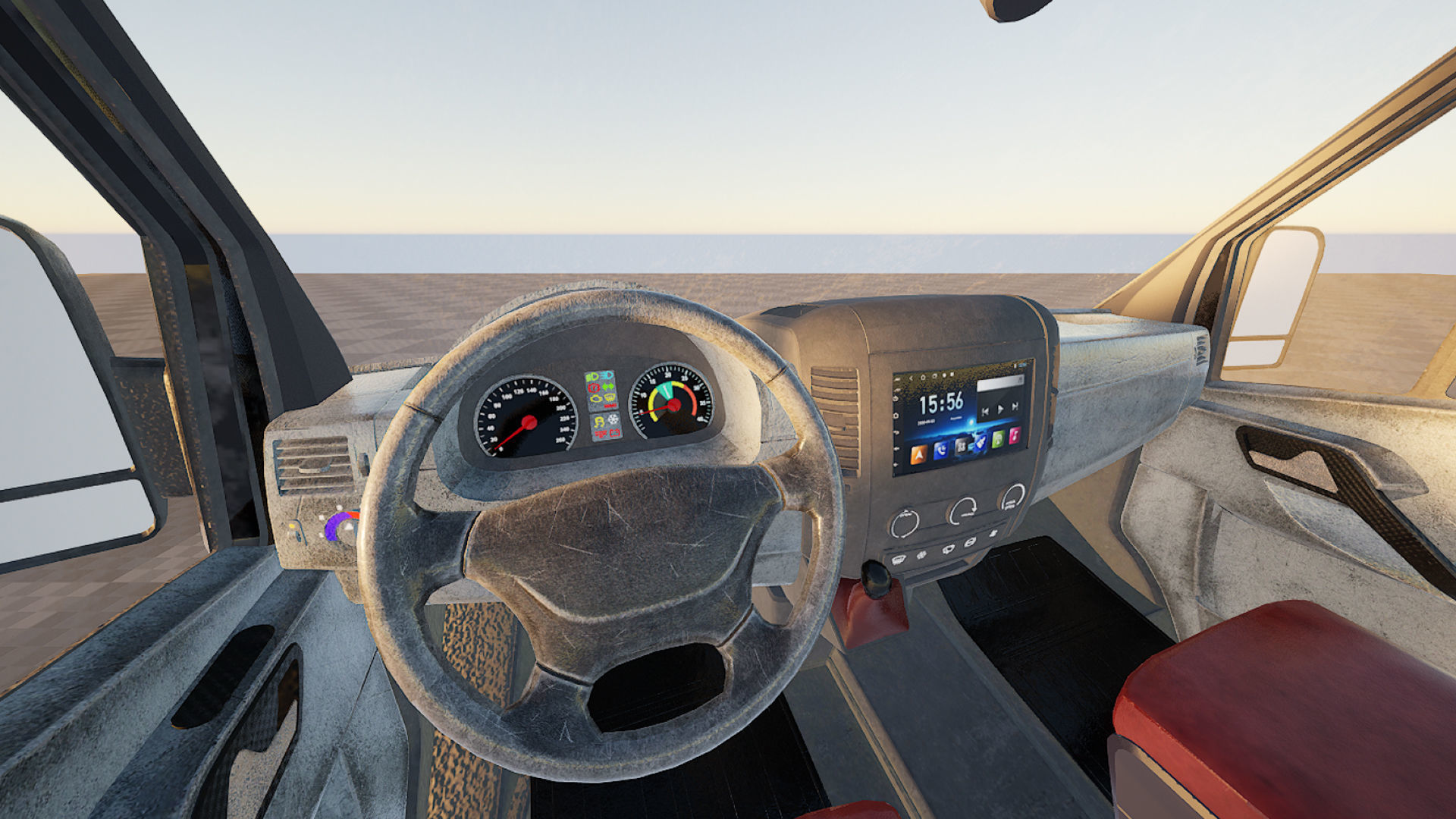 Panelvan Cars v1 - Unreal Engine Project Low-poly 3D model_9