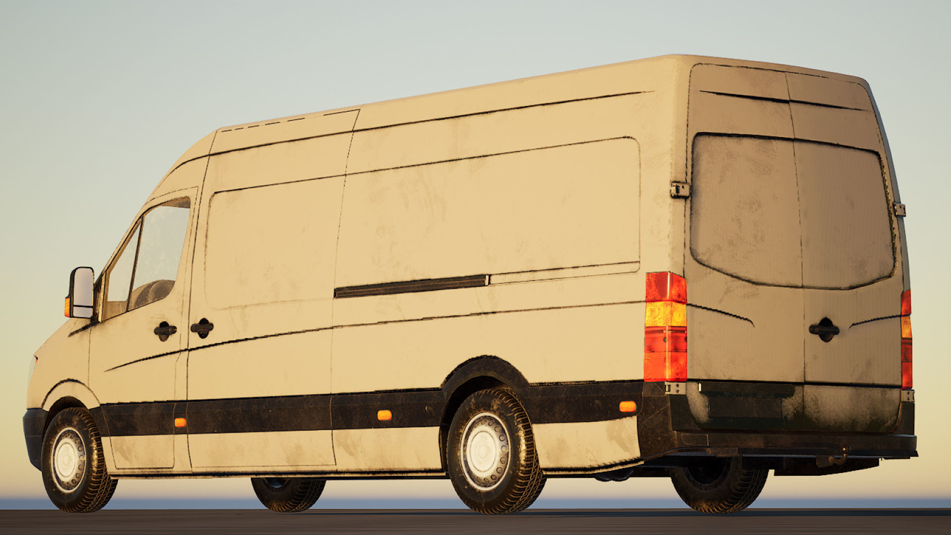 Panelvan Cars v1 - Unreal Engine Project Low-poly 3D model_1