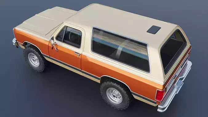 Dodge Ramcharger 1987 3D print model 6
