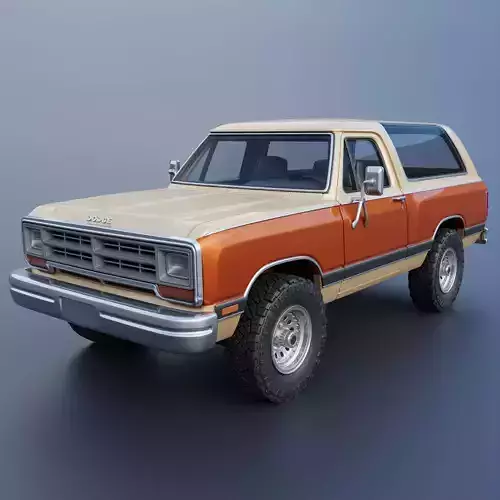 Dodge Ramcharger 1987 3D print model