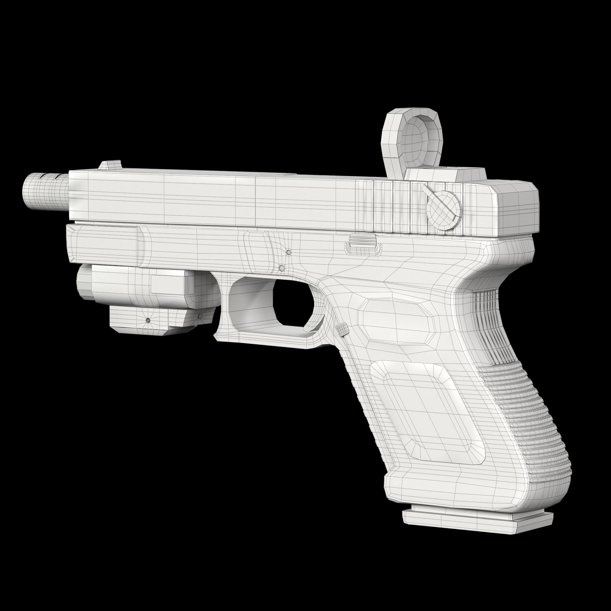 glock 19 3D model_14