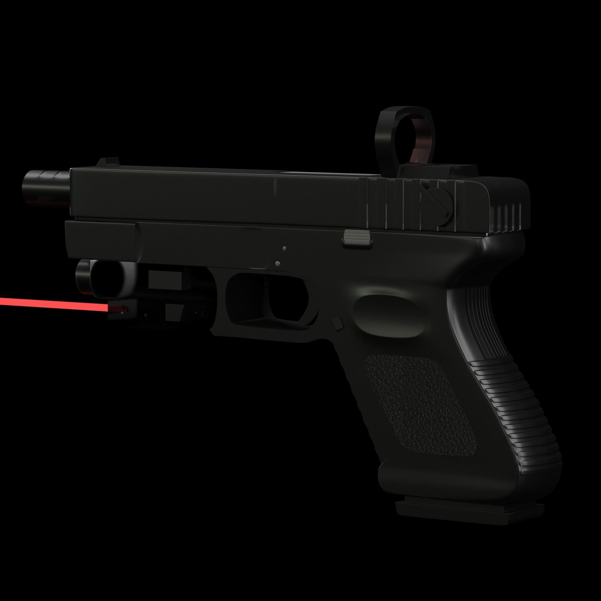 glock 19 3D model_7