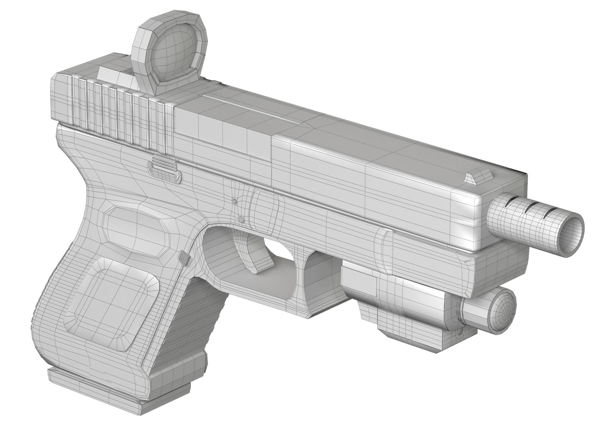 glock 19 3D model_11