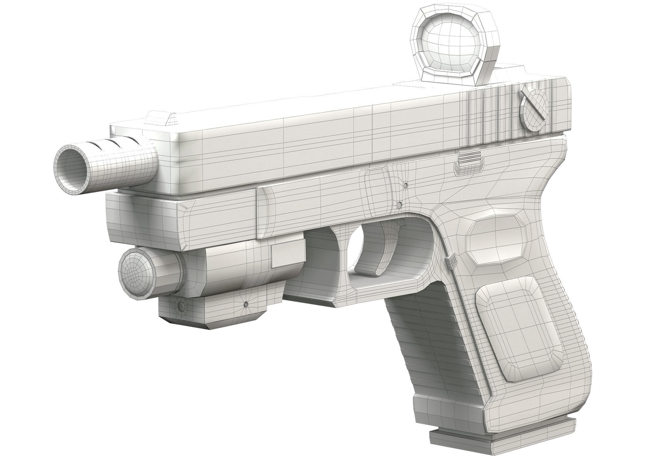 glock 19 3D model_10