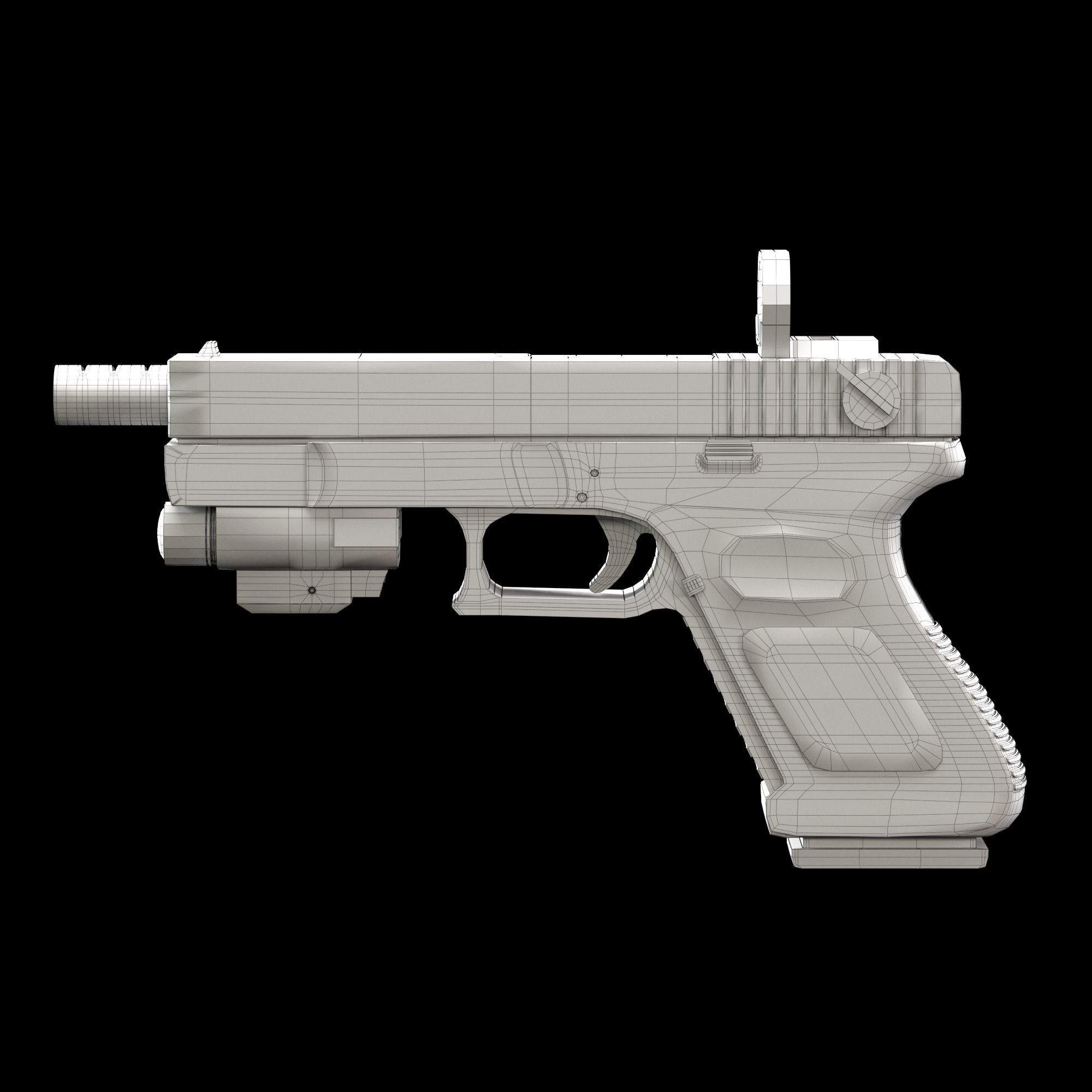 glock 19 3D model_9