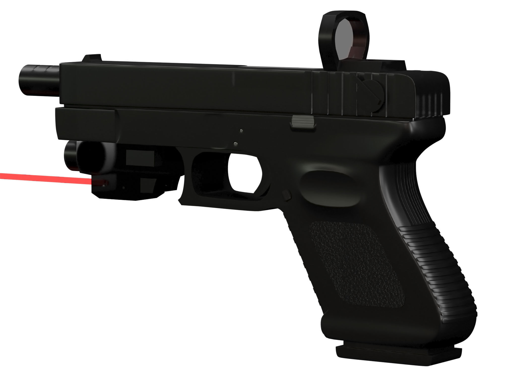 glock 19 3D model_6