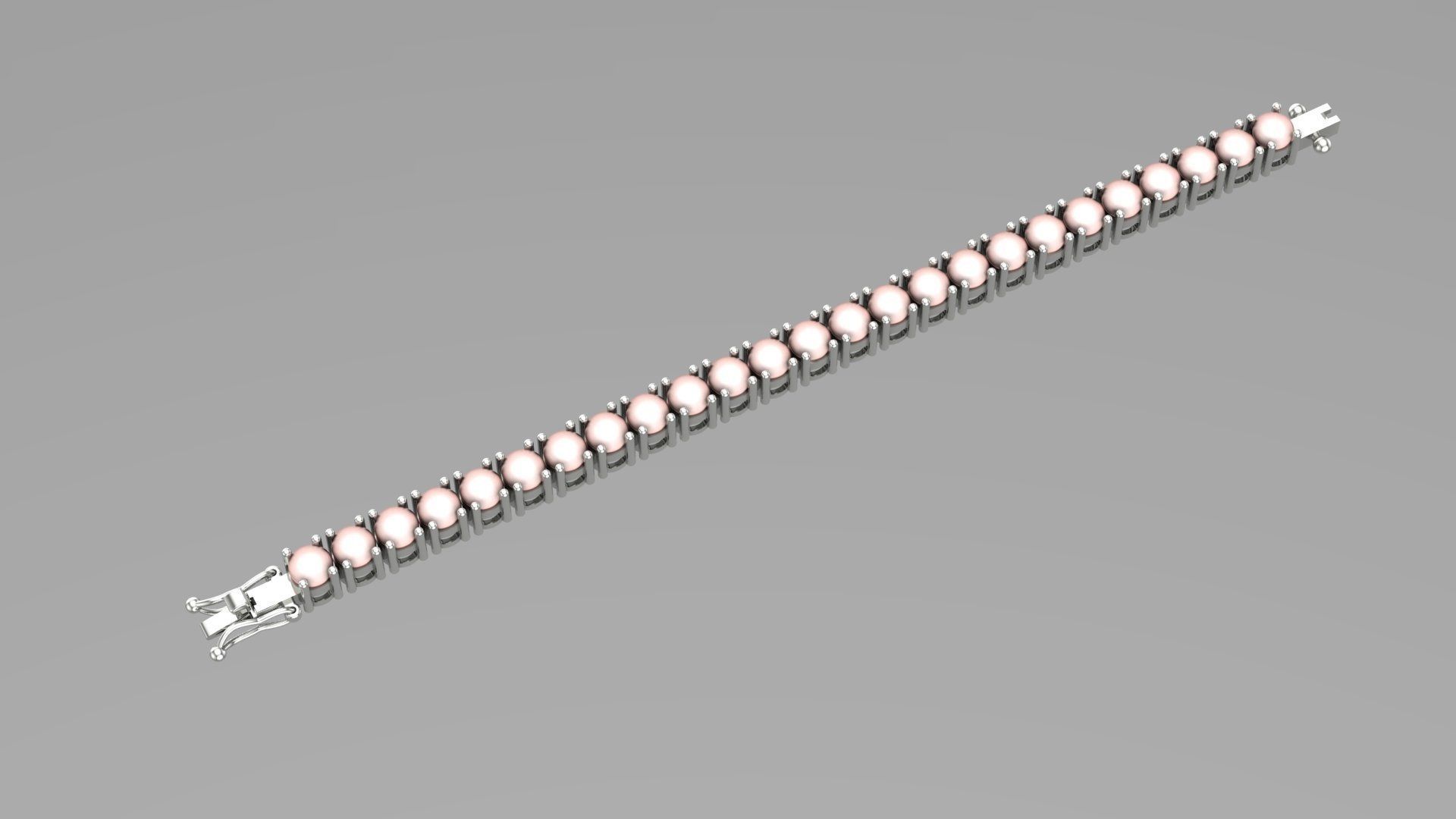 Pearl Bracelet 3D print model_1