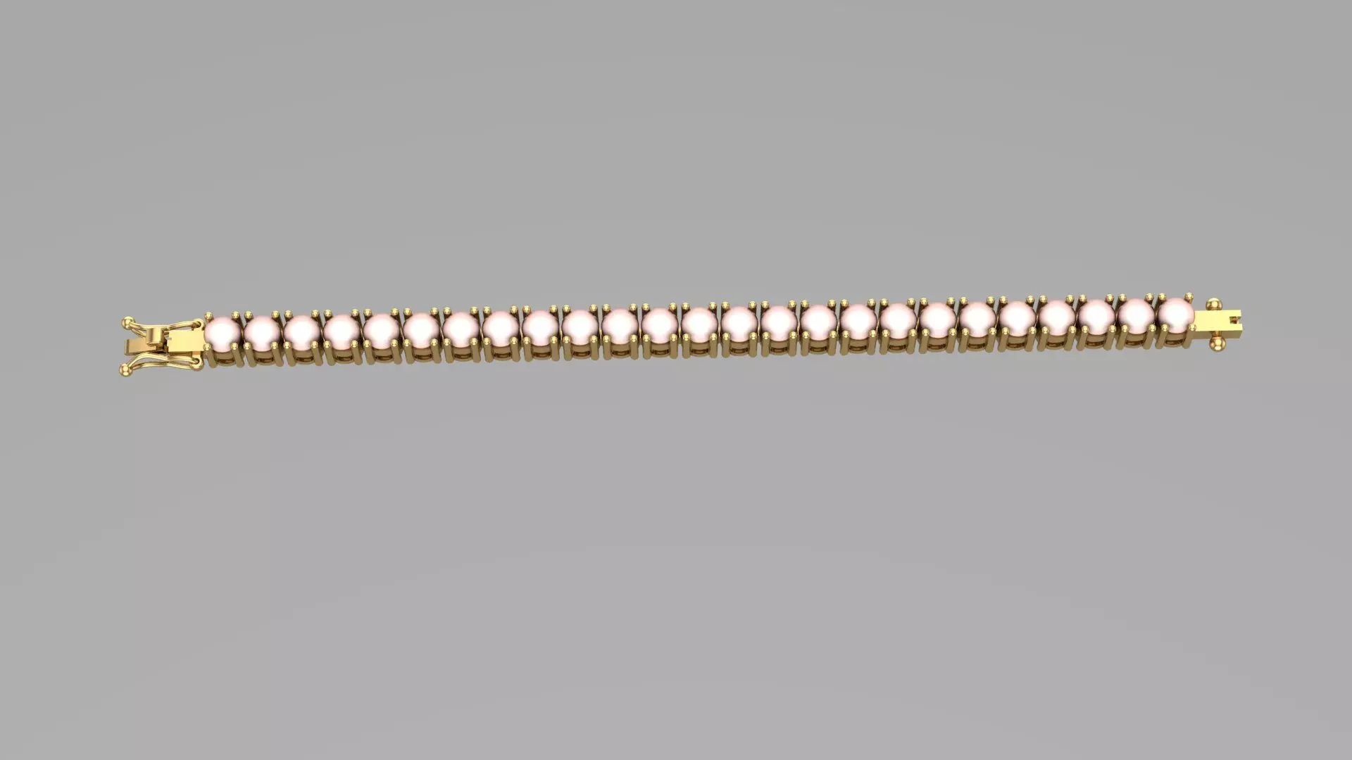 Pearl Bracelet 3D print model_0