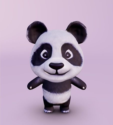 3D Panda 3D model