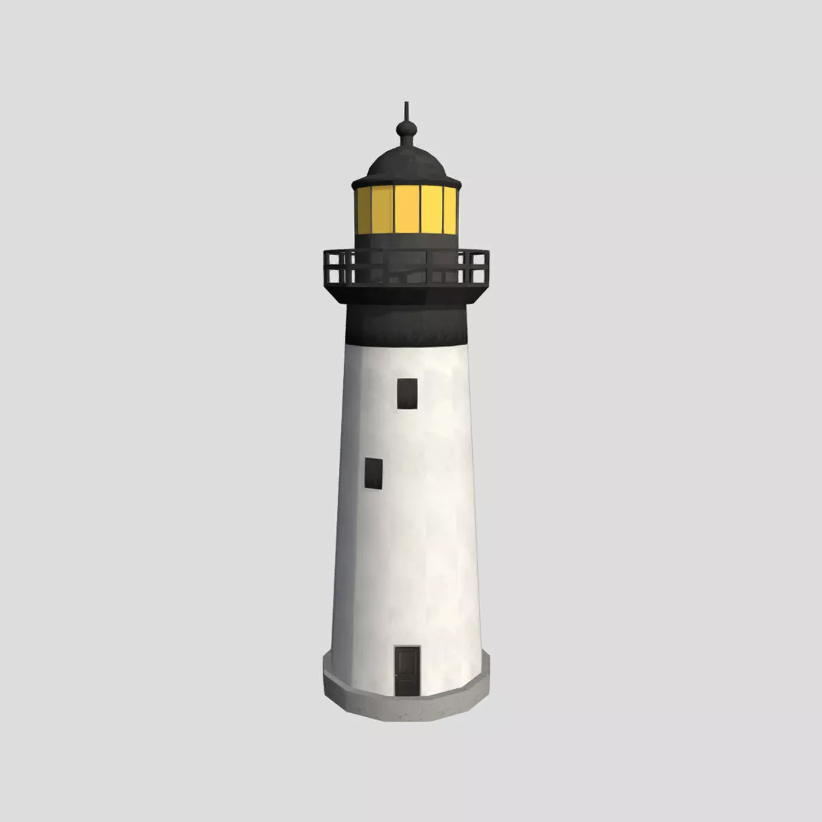 Lighthouse - Low-poly PBR Model Low-poly 3D model