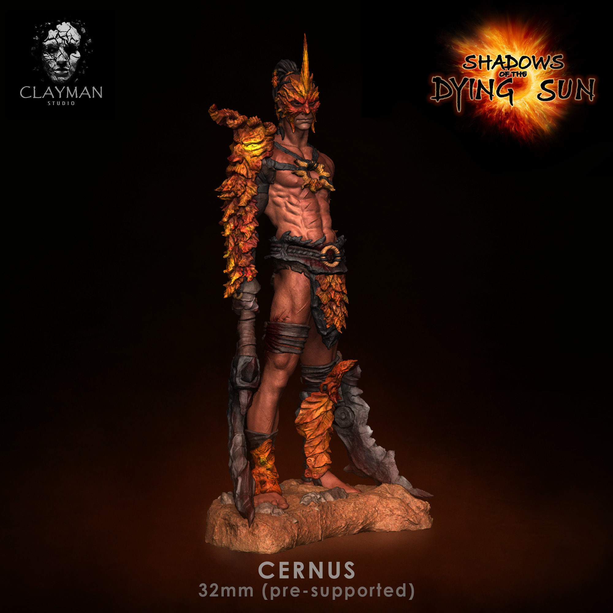 Cernus - 32mm - 75mm - 217mm 3D print model_8