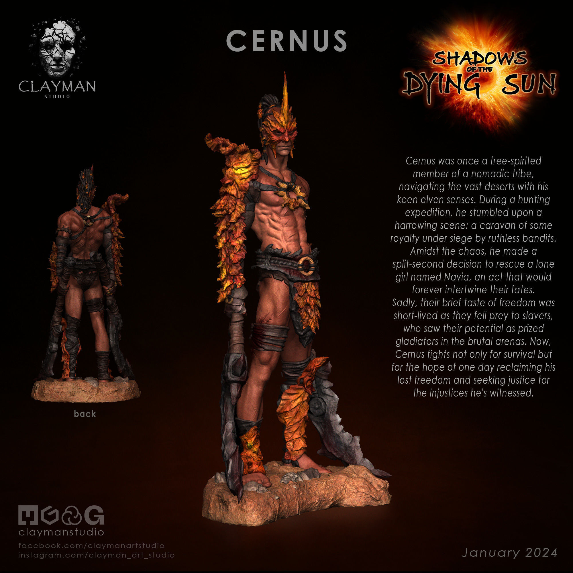 Cernus - 32mm - 75mm - 217mm 3D print model_1