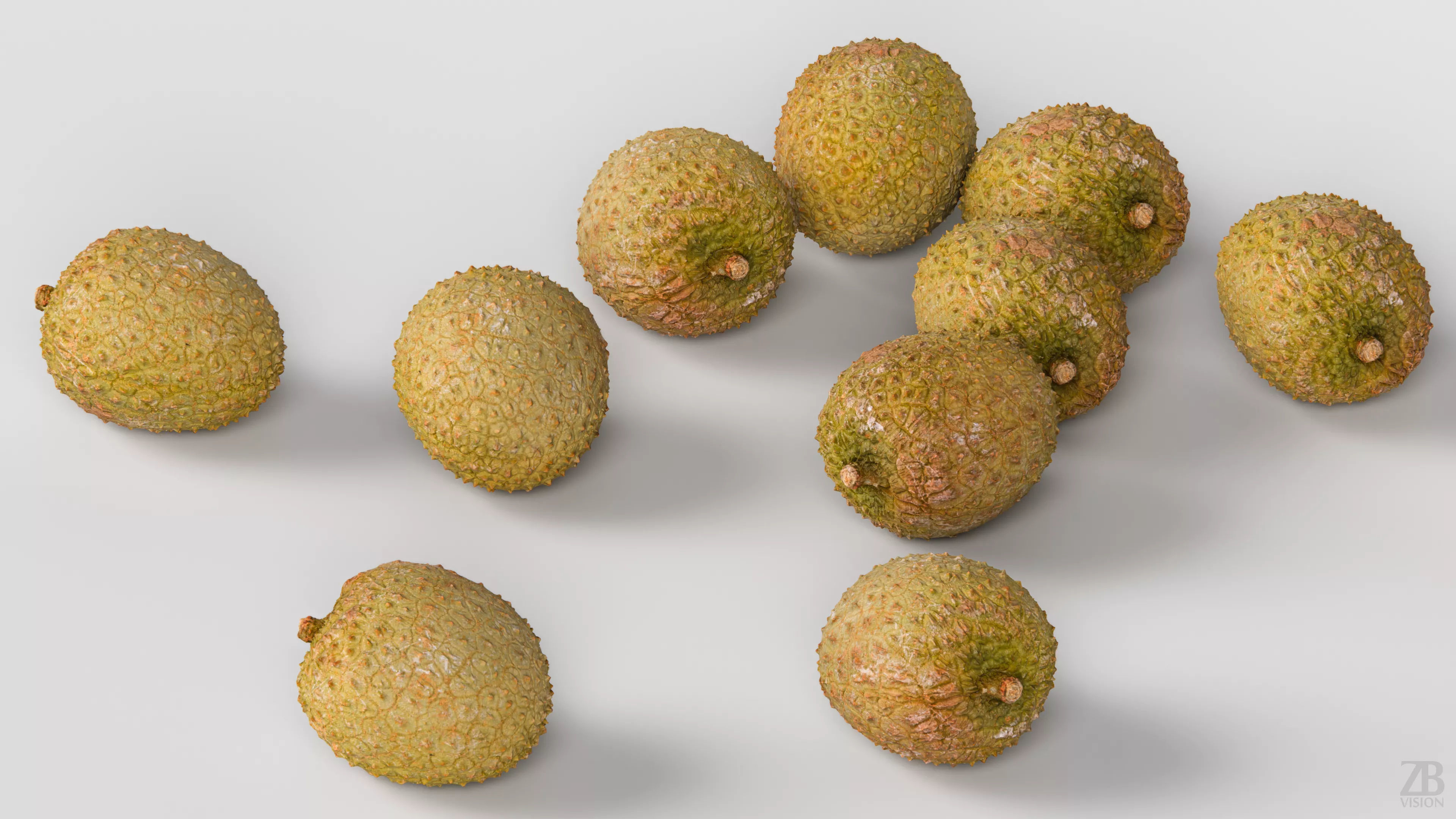 Lychee 3D model_2