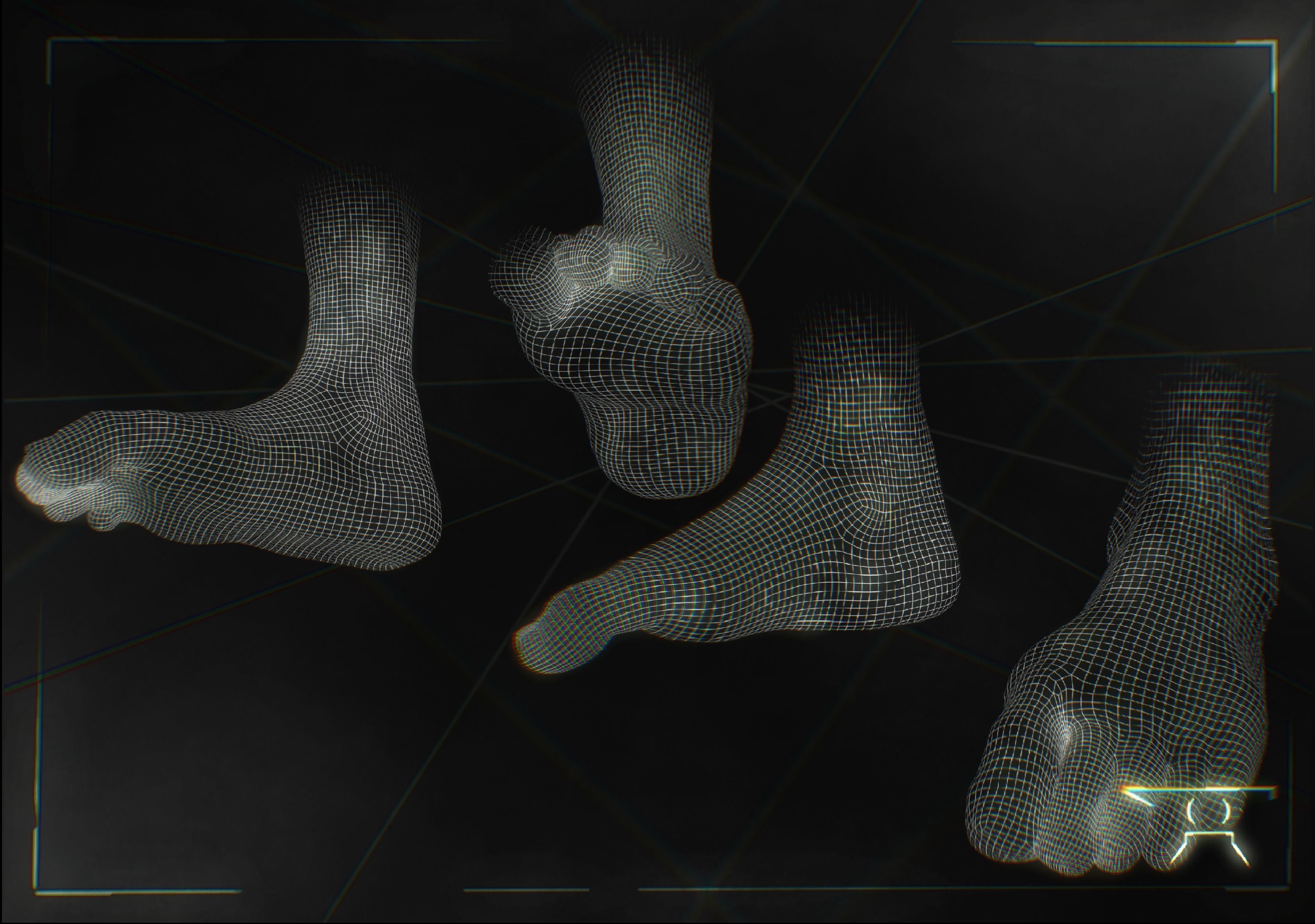 Stone Man - Animated - Rigged 3D model_10