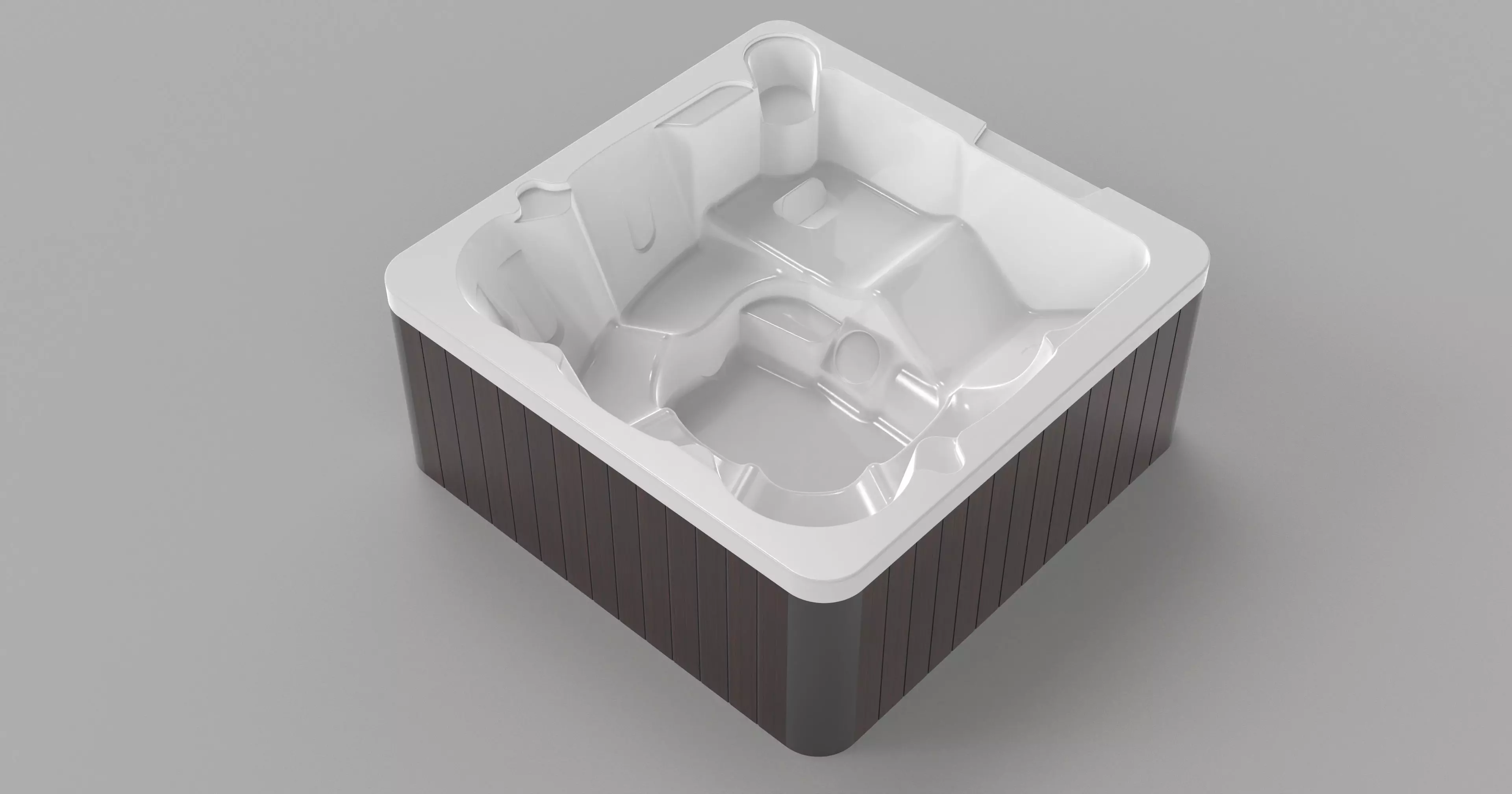 Jacuzzi Hot Tub 3D model_0