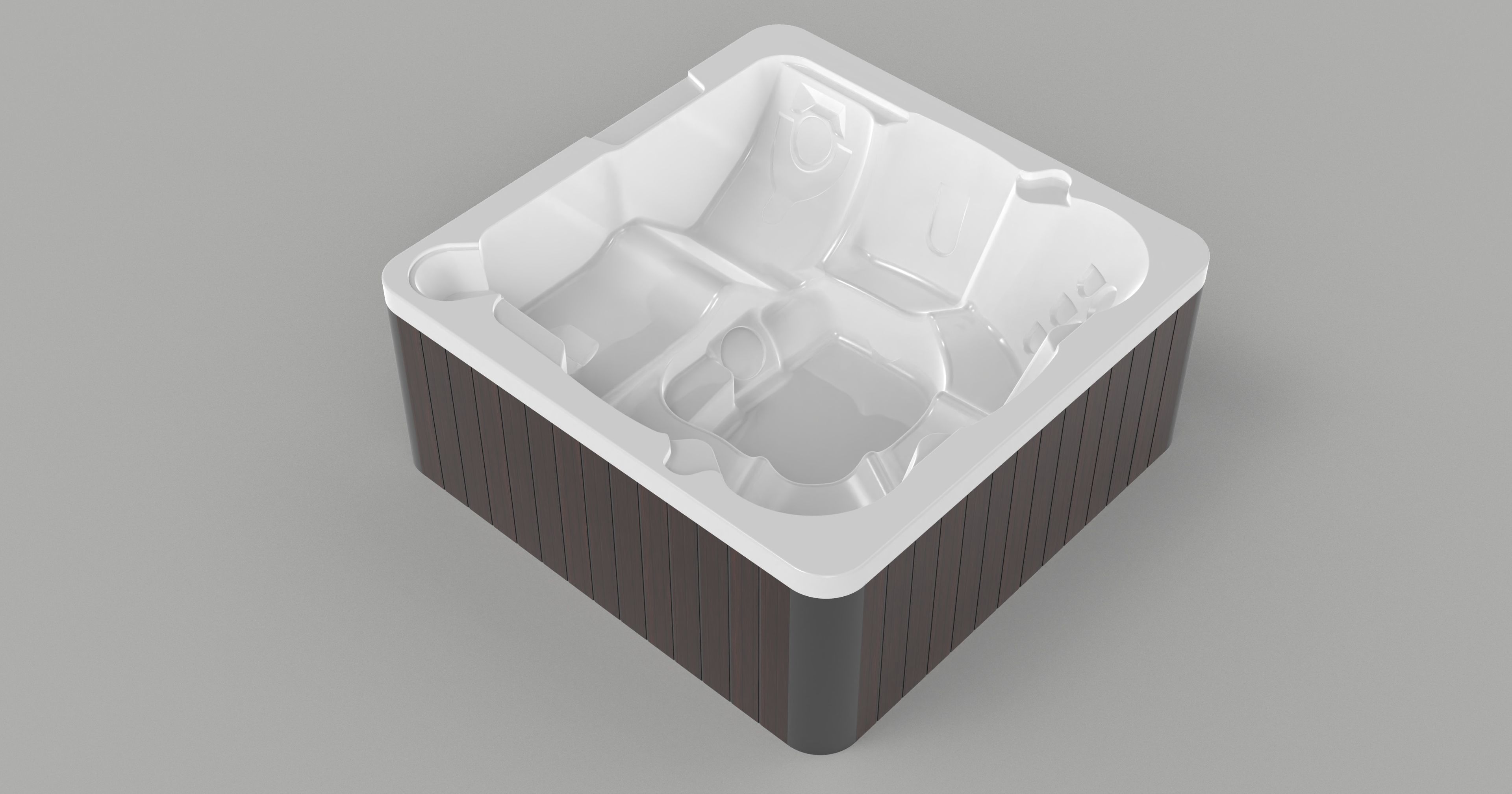 Jacuzzi Hot Tub 3D model_4