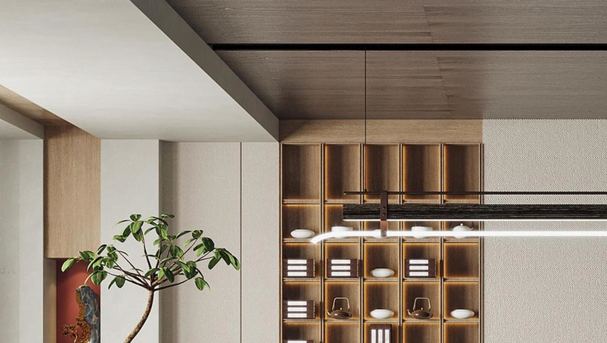 Chinese New study style 3D model_2