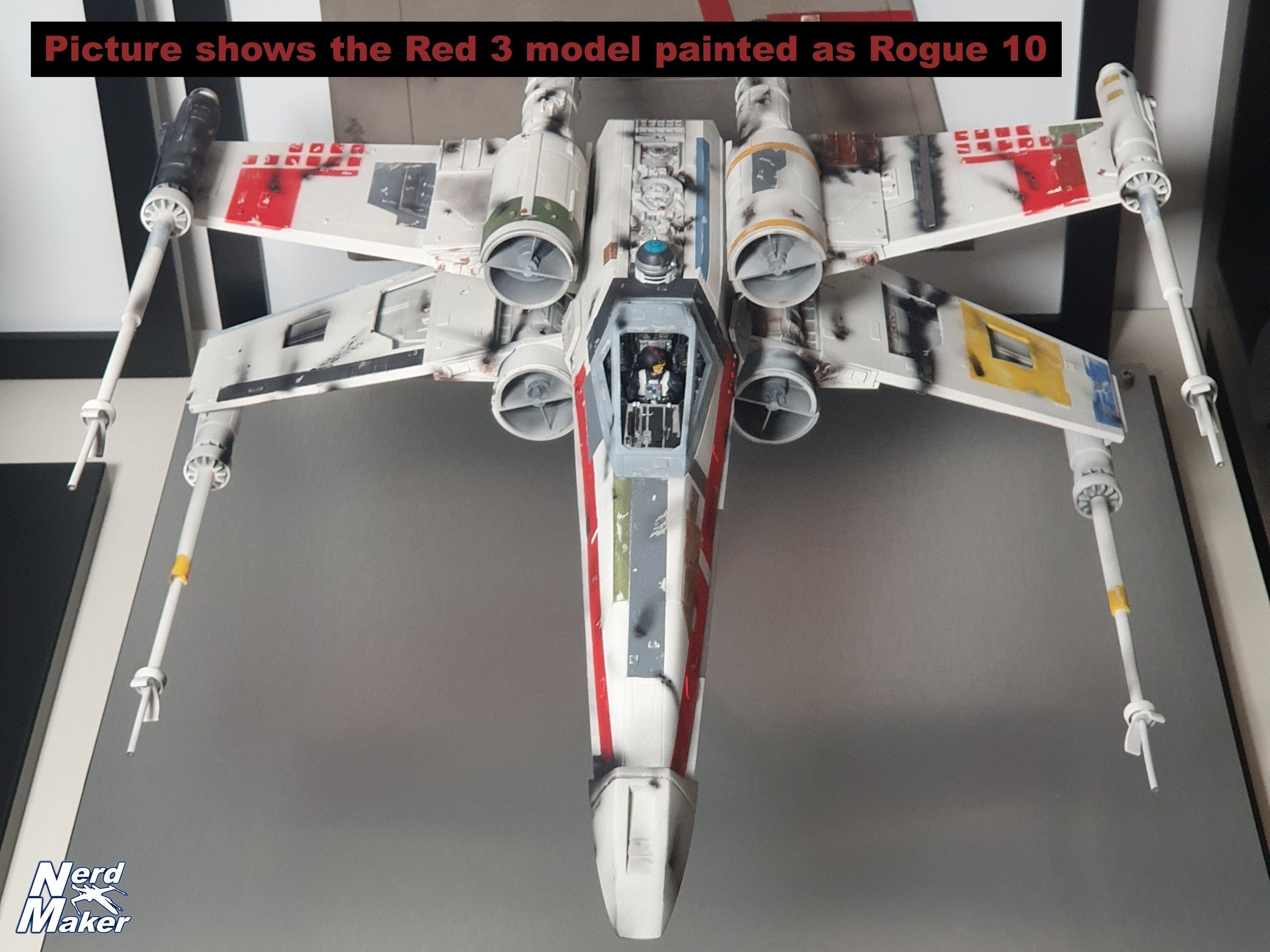 Model-X MK II 1-24 Studio Scale Set Red 3 and Red 5  3D Model Collection_13