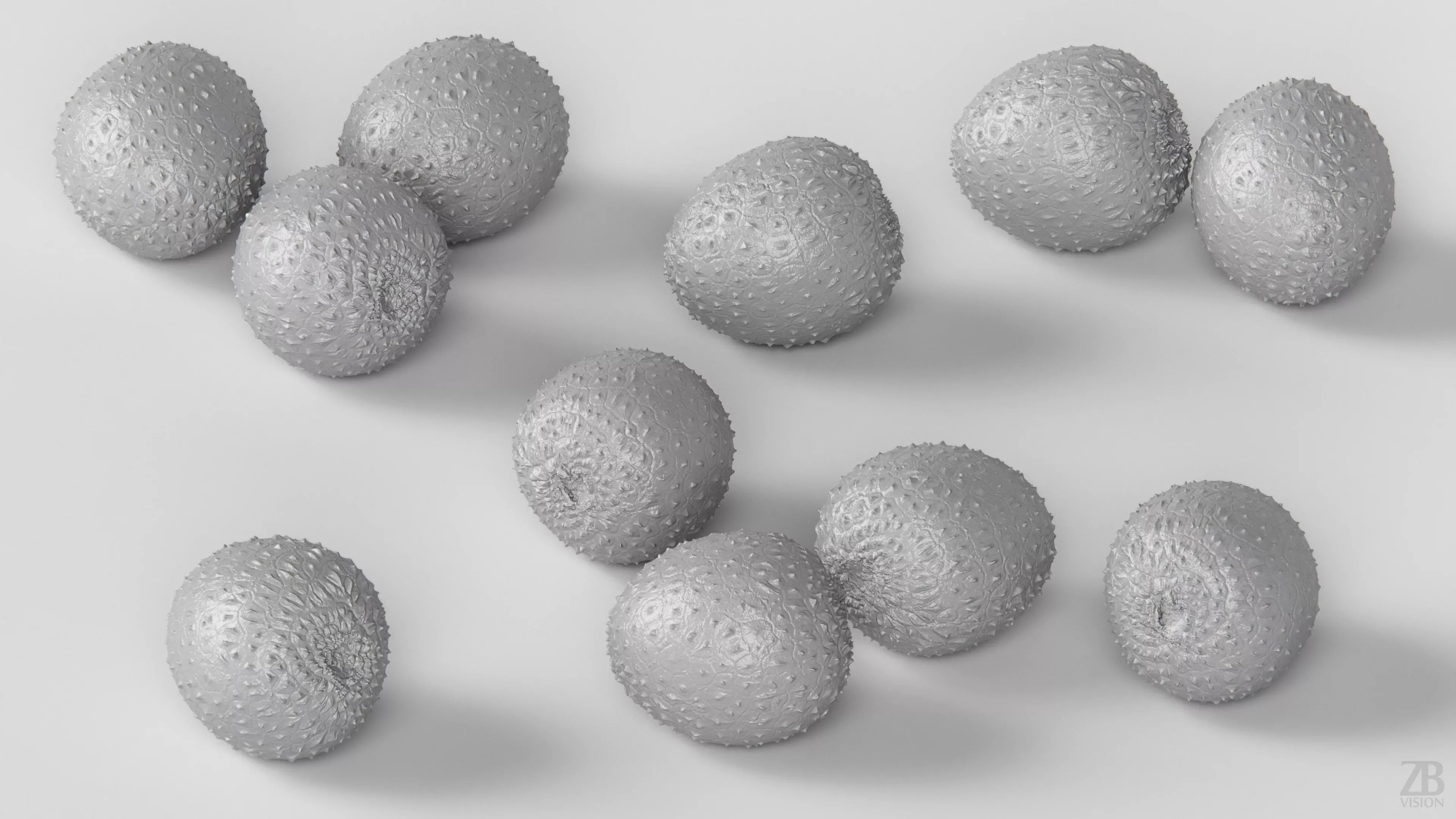 Lychee 3D model_3
