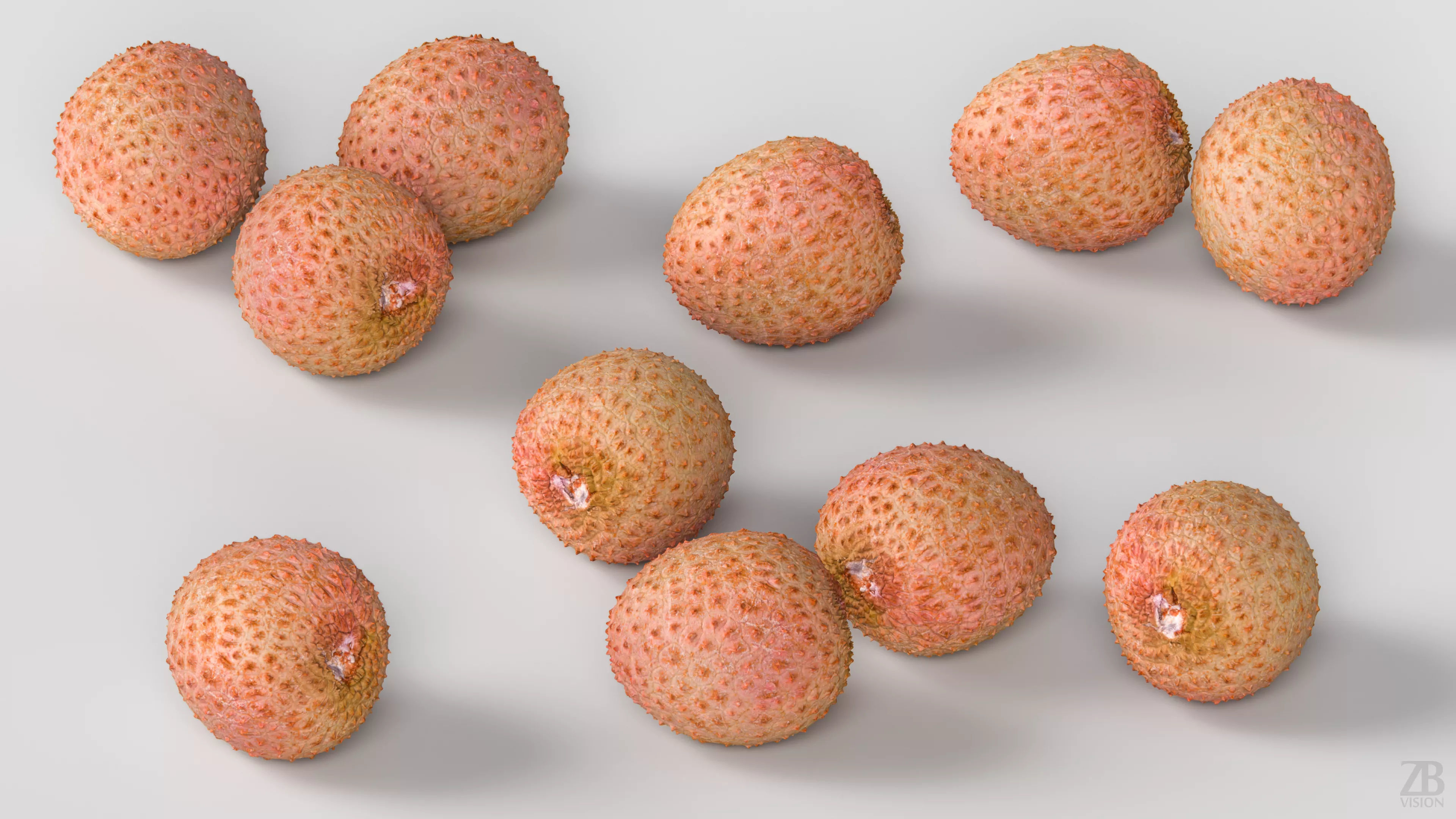 Lychee 3D model_2