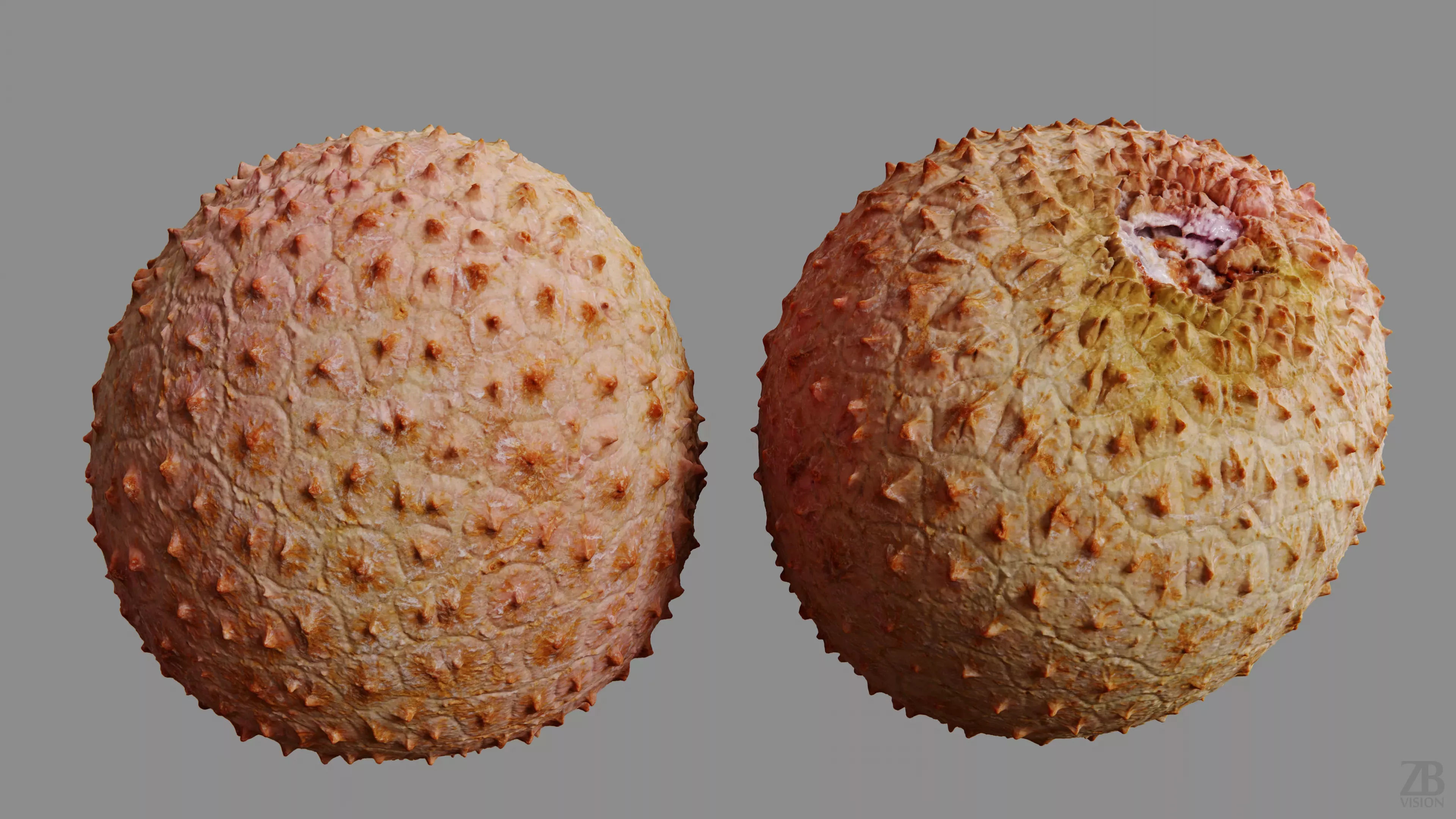 Lychee 3D model_9