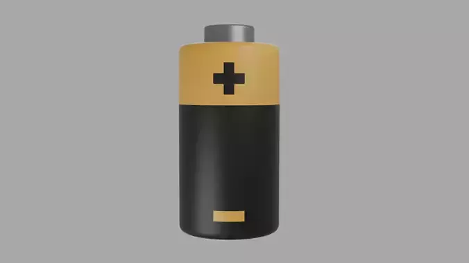 Battery low-poly