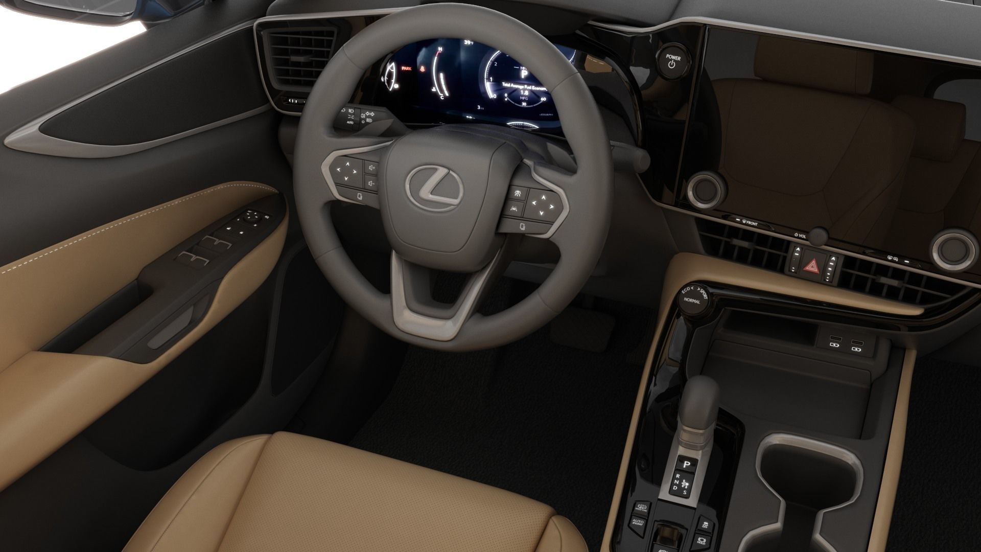 Lexus NX 2023 with interior 3D model_17